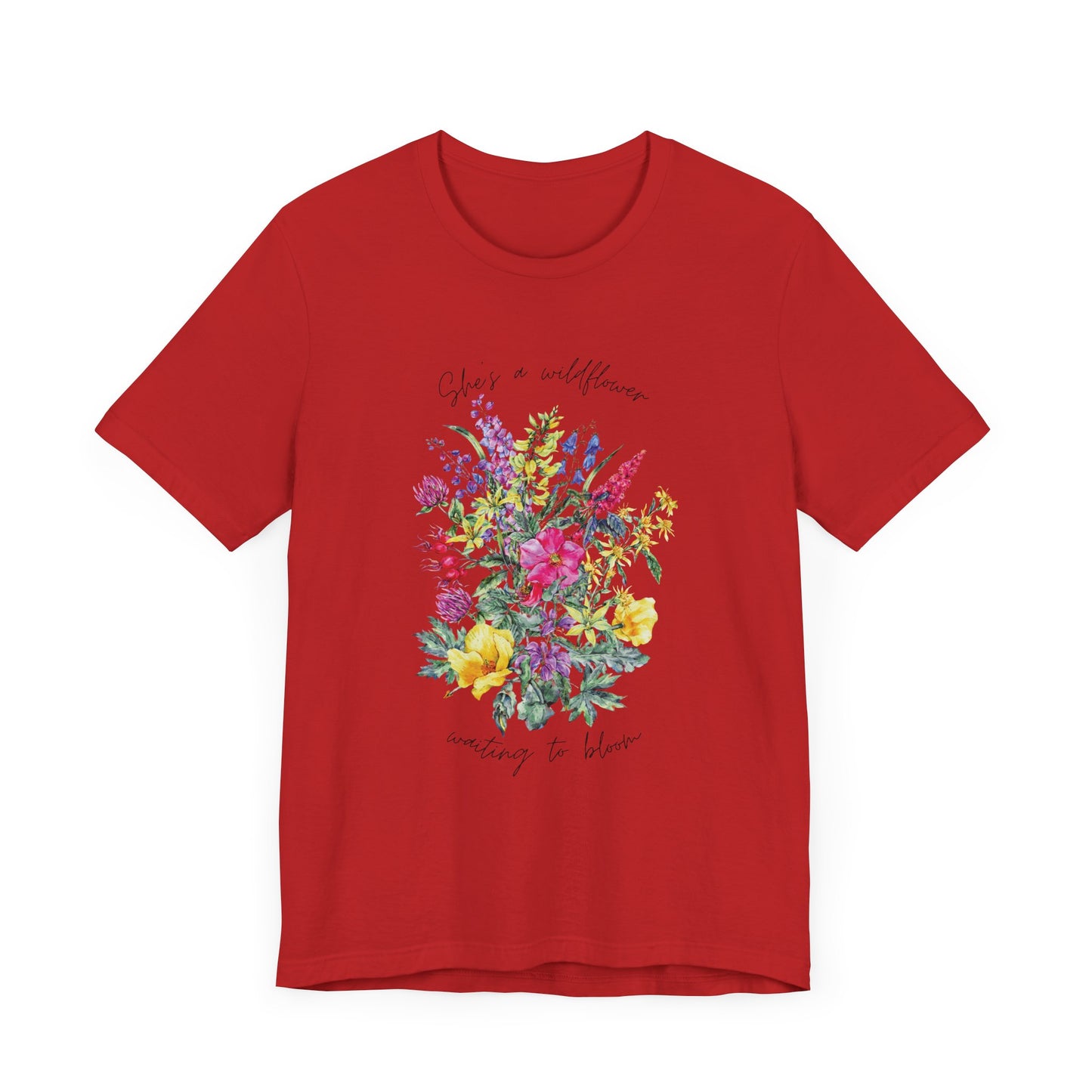 Wildflowers Shirt, Spring flowers shirt, Wildflower Tshirt, Floral Tshirt, Ladies Shirts, Garden Lover Shirt, Nature Lover Shirt