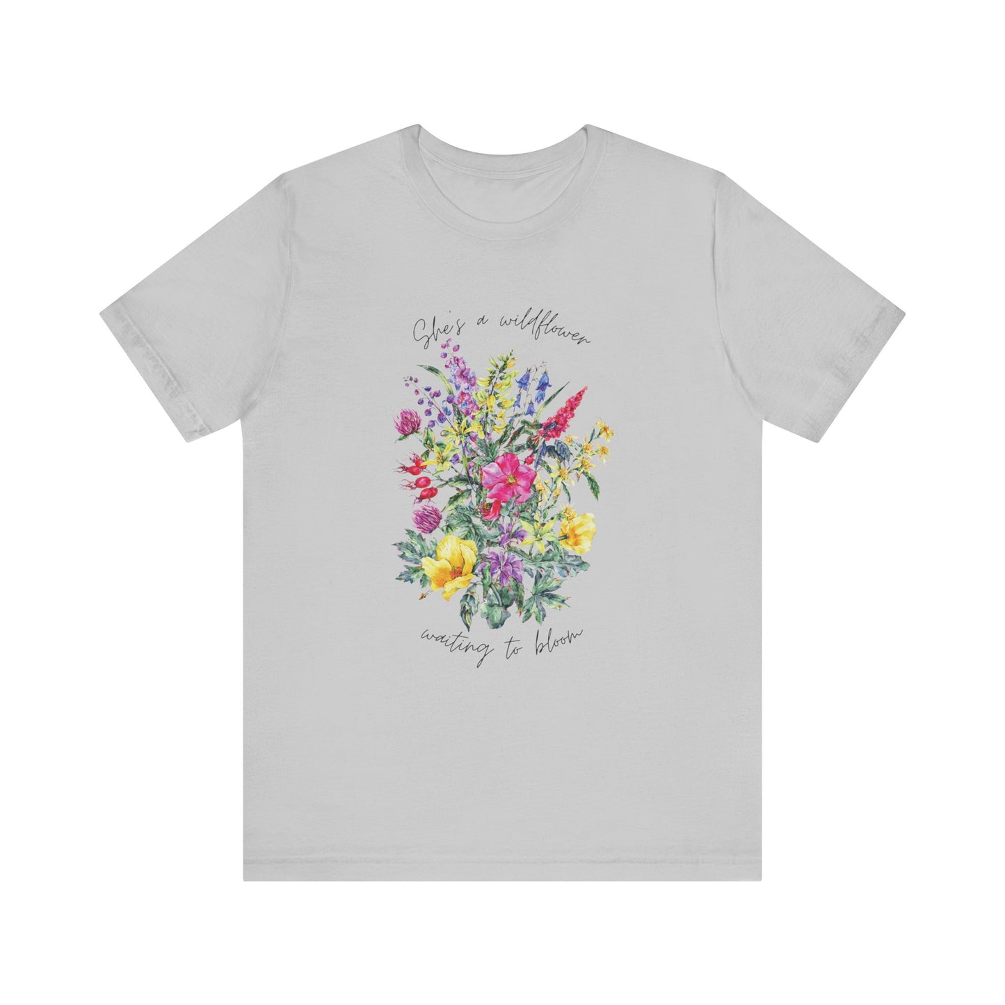 Wildflowers Shirt, Spring flowers shirt, Wildflower Tshirt, Floral Tshirt, Ladies Shirts, Garden Lover Shirt, Nature Lover Shirt