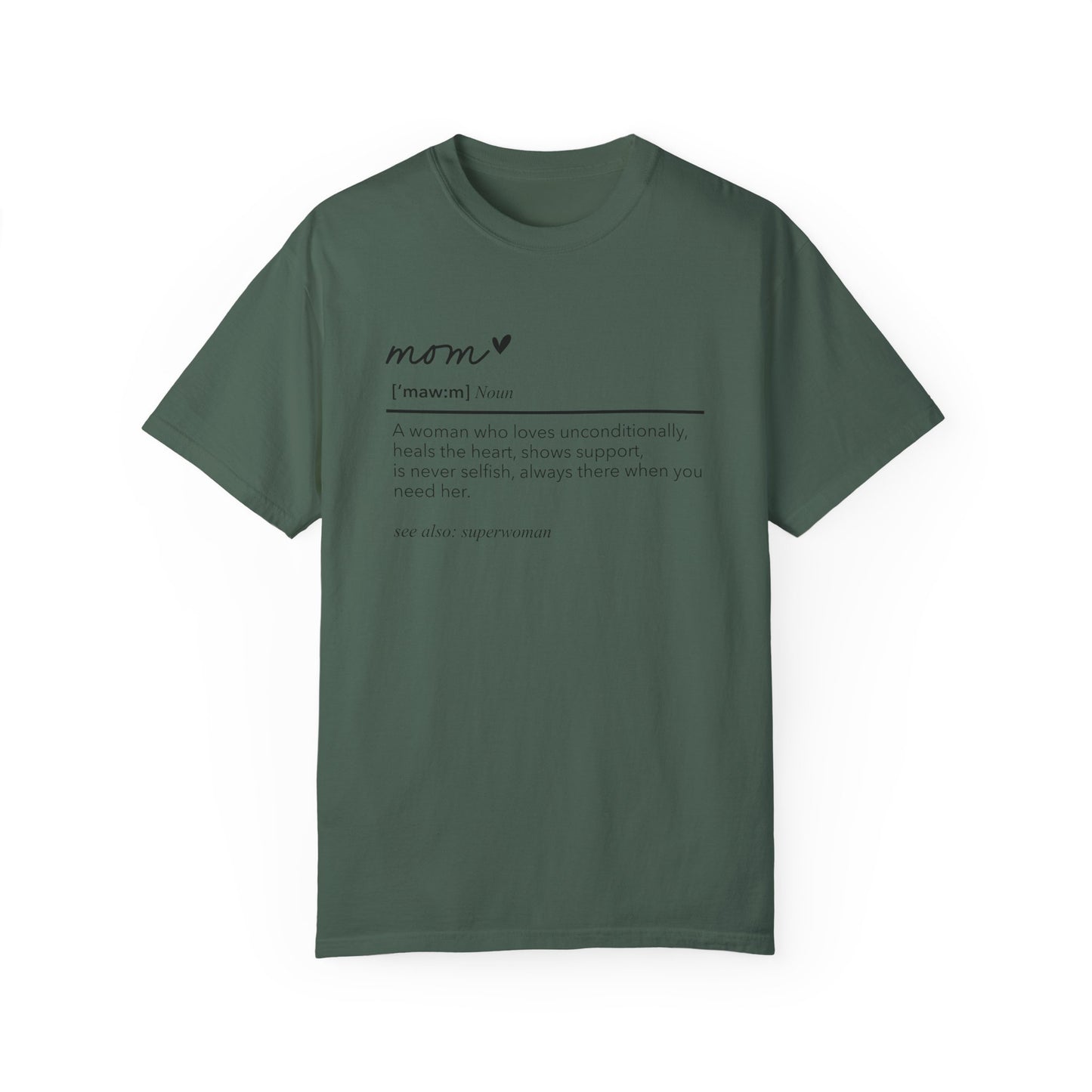 Definition of Mom shirt, summertime shirt, trendy tee, sophisticated tee, Mother's Day shirt