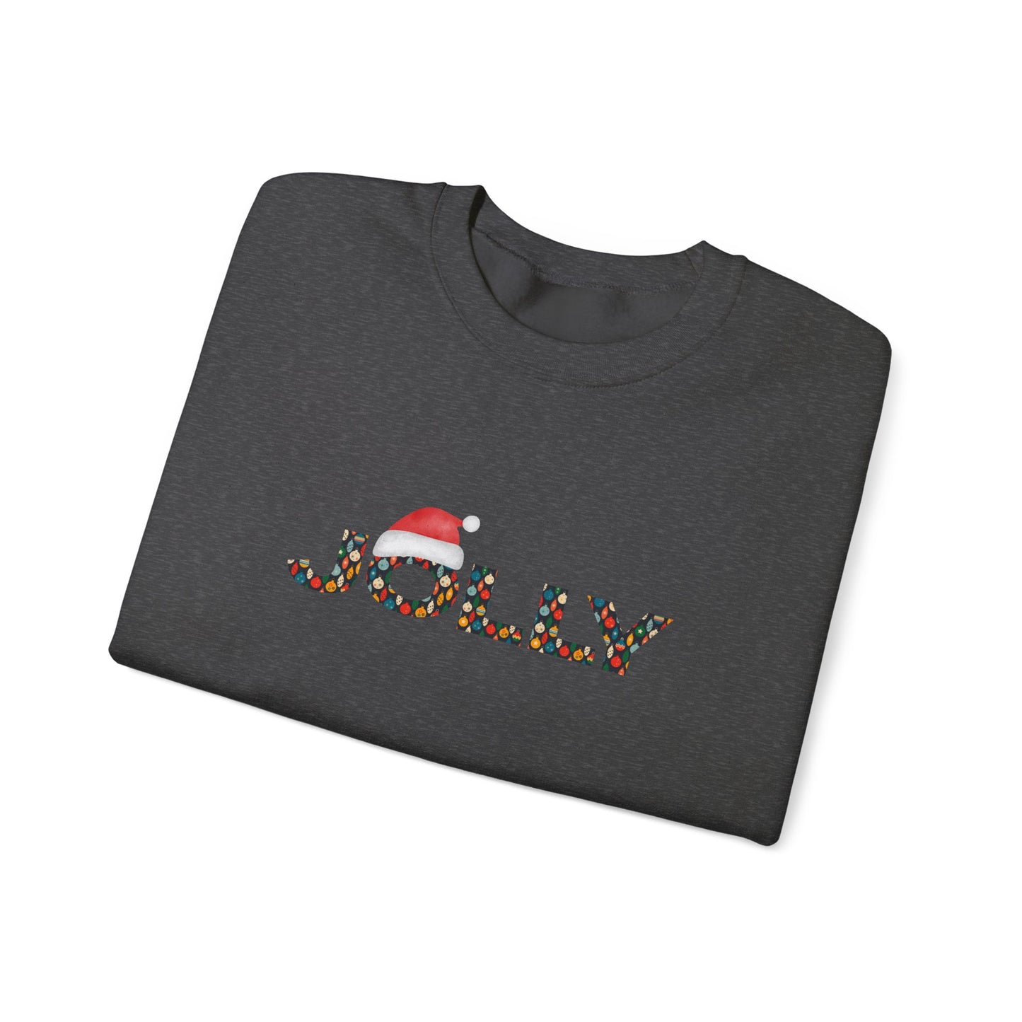 Jolly Christmas Ornaments Unisex Heavy Blend™ Crewneck Sweatshirt