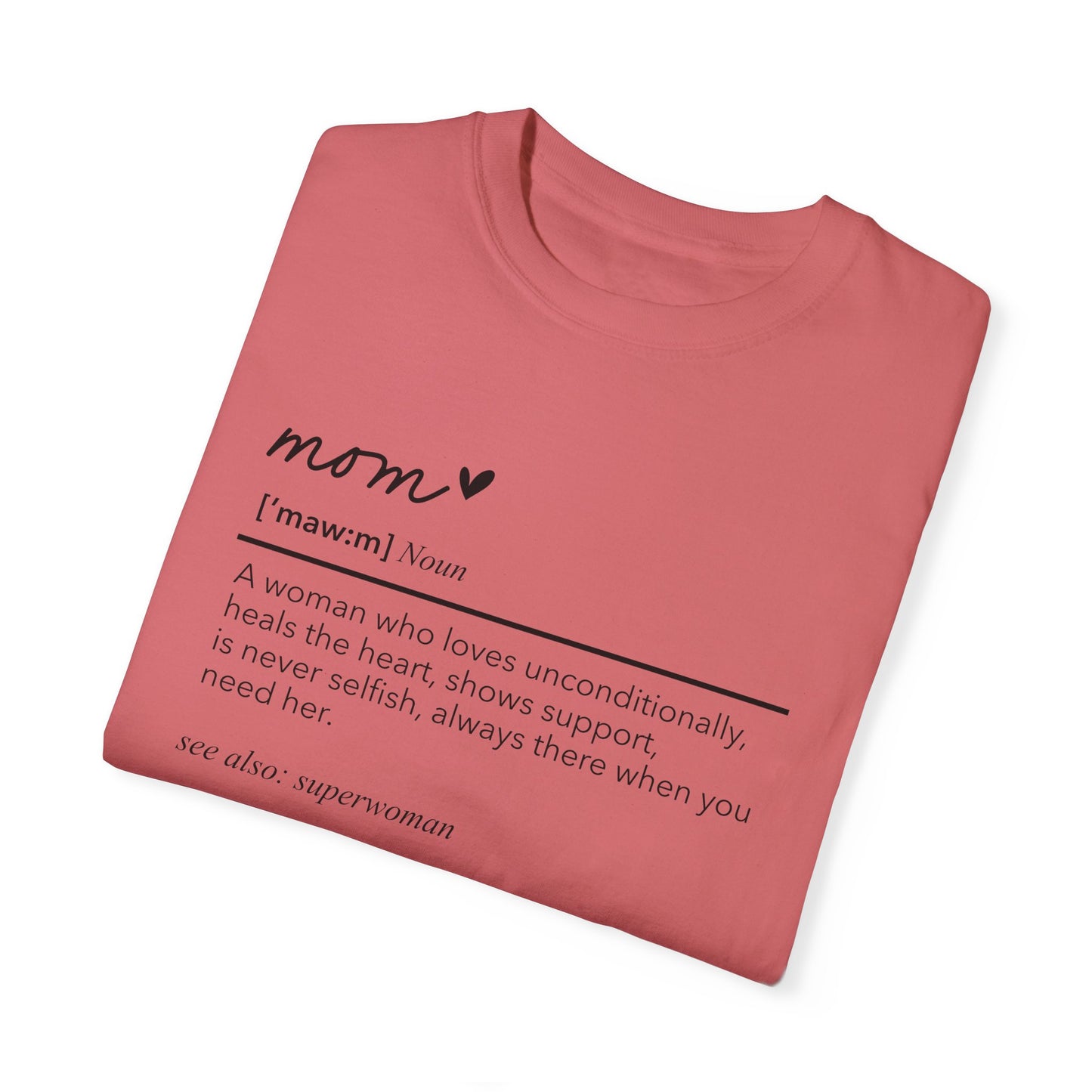 Definition of Mom shirt, summertime shirt, trendy tee, sophisticated tee, Mother's Day shirt