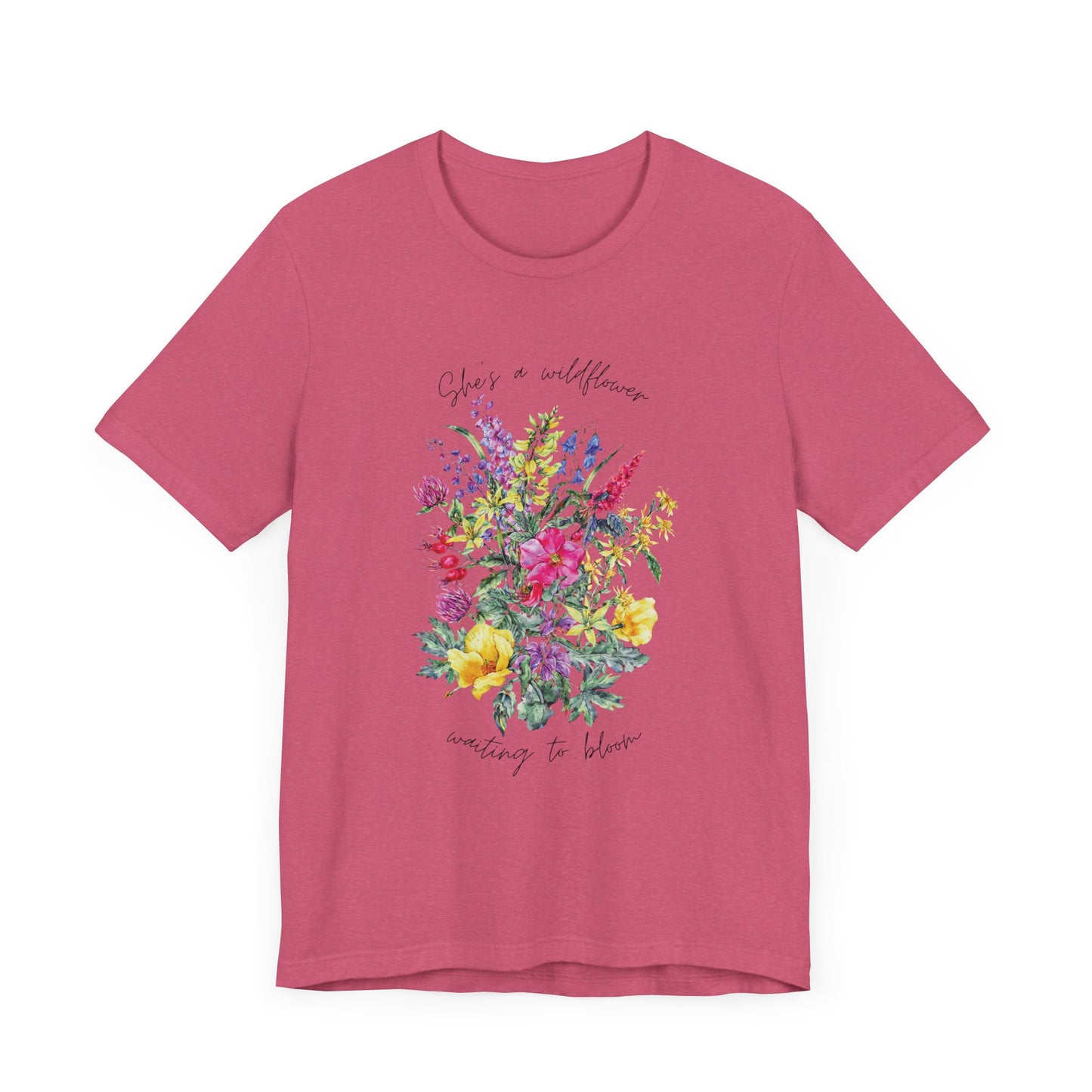 Wildflowers Shirt, Spring flowers shirt, Wildflower Tshirt, Floral Tshirt, Ladies Shirts, Garden Lover Shirt, Nature Lover Shirt