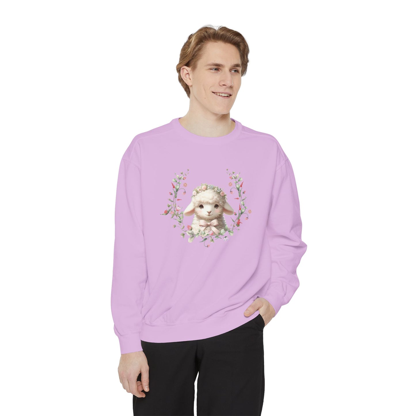 Lambs Charm Sweatshirt Coquette Sweatshirt Trendy Crewneck Aesthetic Sweatshirt Cute Sweatshirt Gift For Her Comfort Colors Sweatshirt