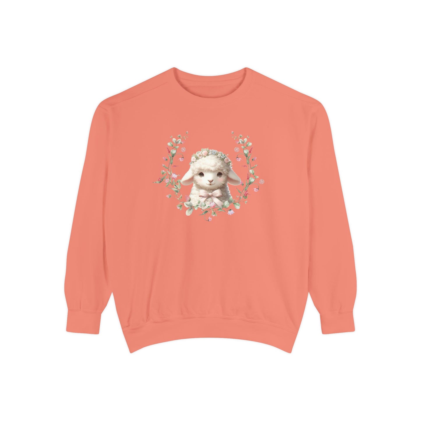 Lambs Charm Sweatshirt Coquette Sweatshirt Trendy Crewneck Aesthetic Sweatshirt Cute Sweatshirt Gift For Her Comfort Colors Sweatshirt