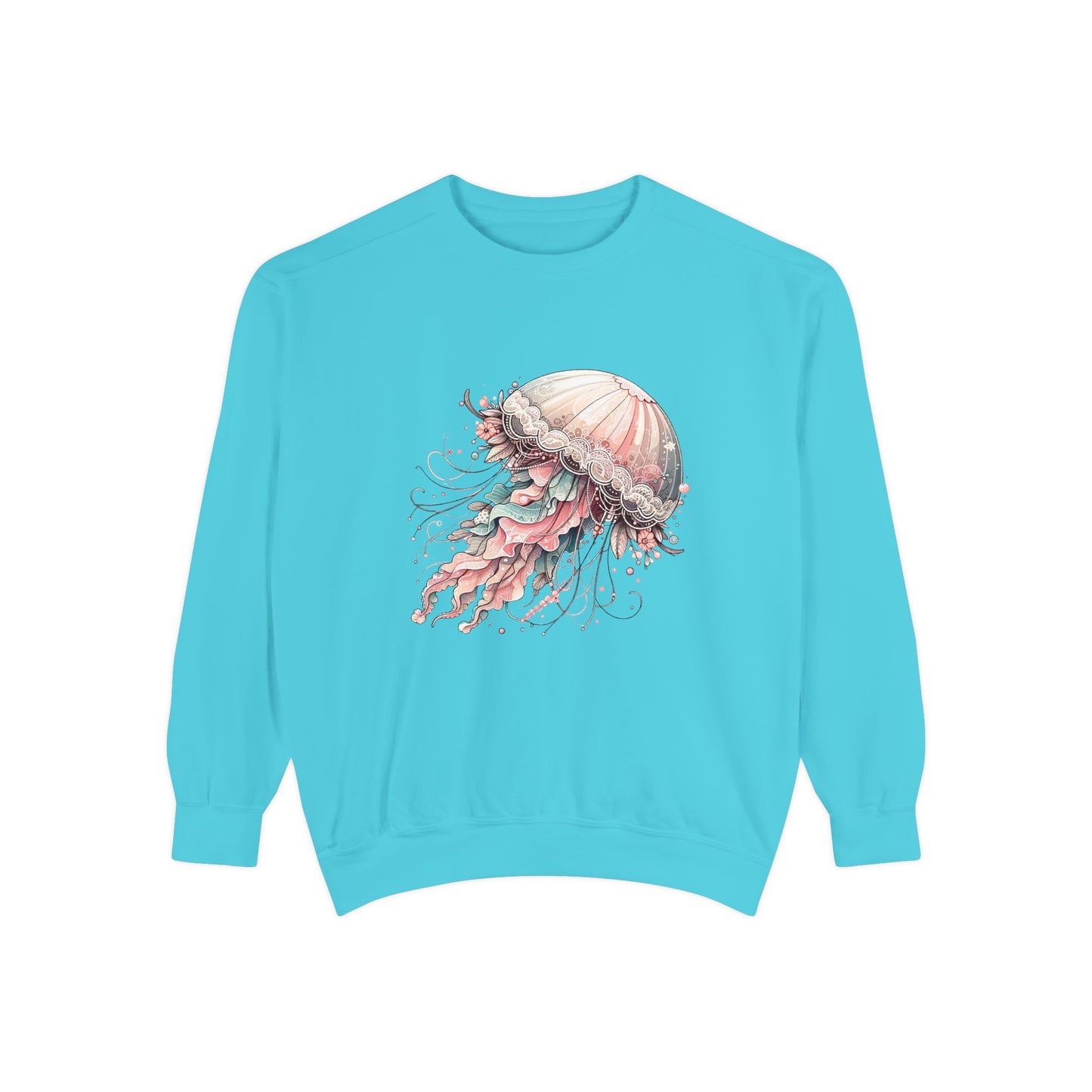 Jellyfish Dreams Sweatshirt Coquette Sweatshirt Trendy Crewneck Aesthetic Sweatshirt Cute Sweatshirt Gift For Her Comfort Colors Sweatshirt