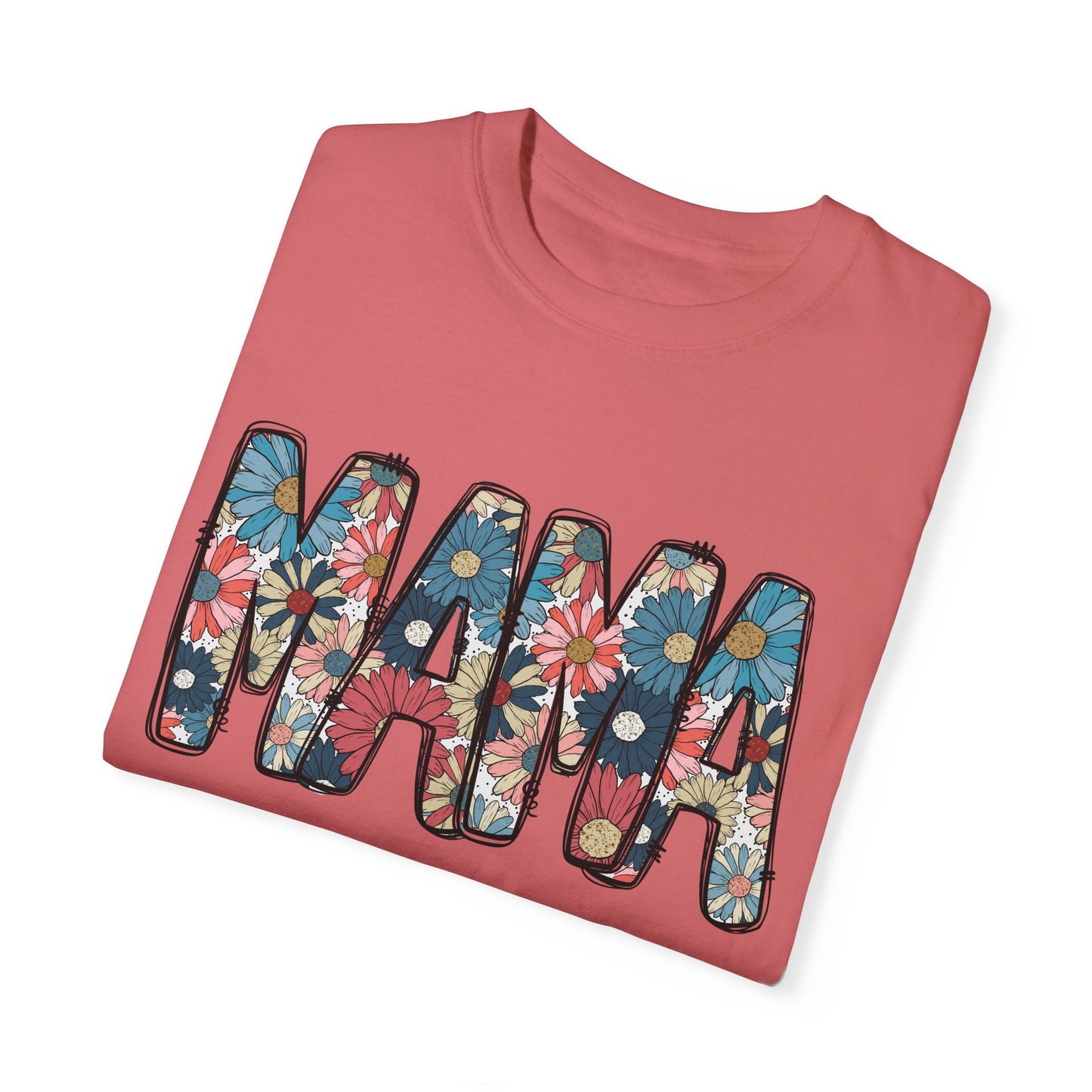 Retro Floral Mama TShirt, Retro Daisy Tee, Mothers day shirt