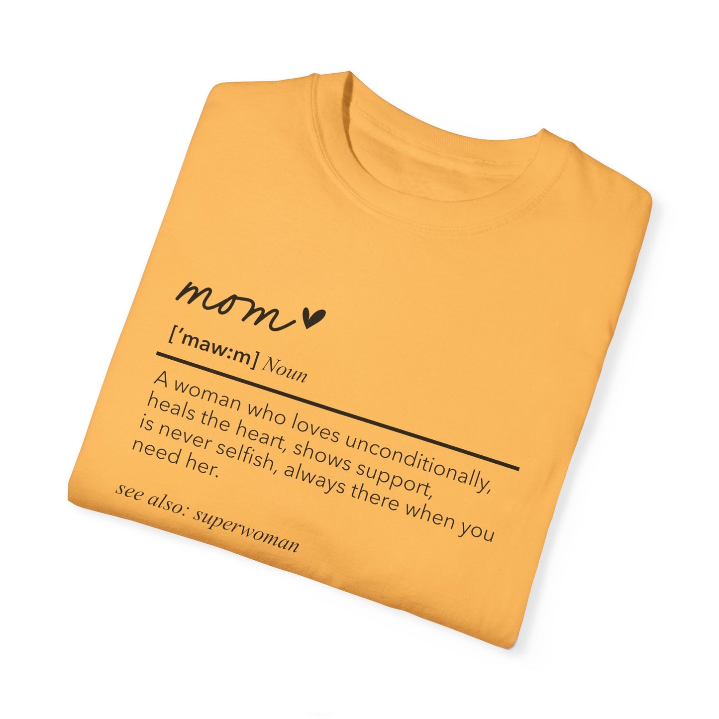 Definition of Mom shirt, summertime shirt, trendy tee, sophisticated tee, Mother's Day shirt