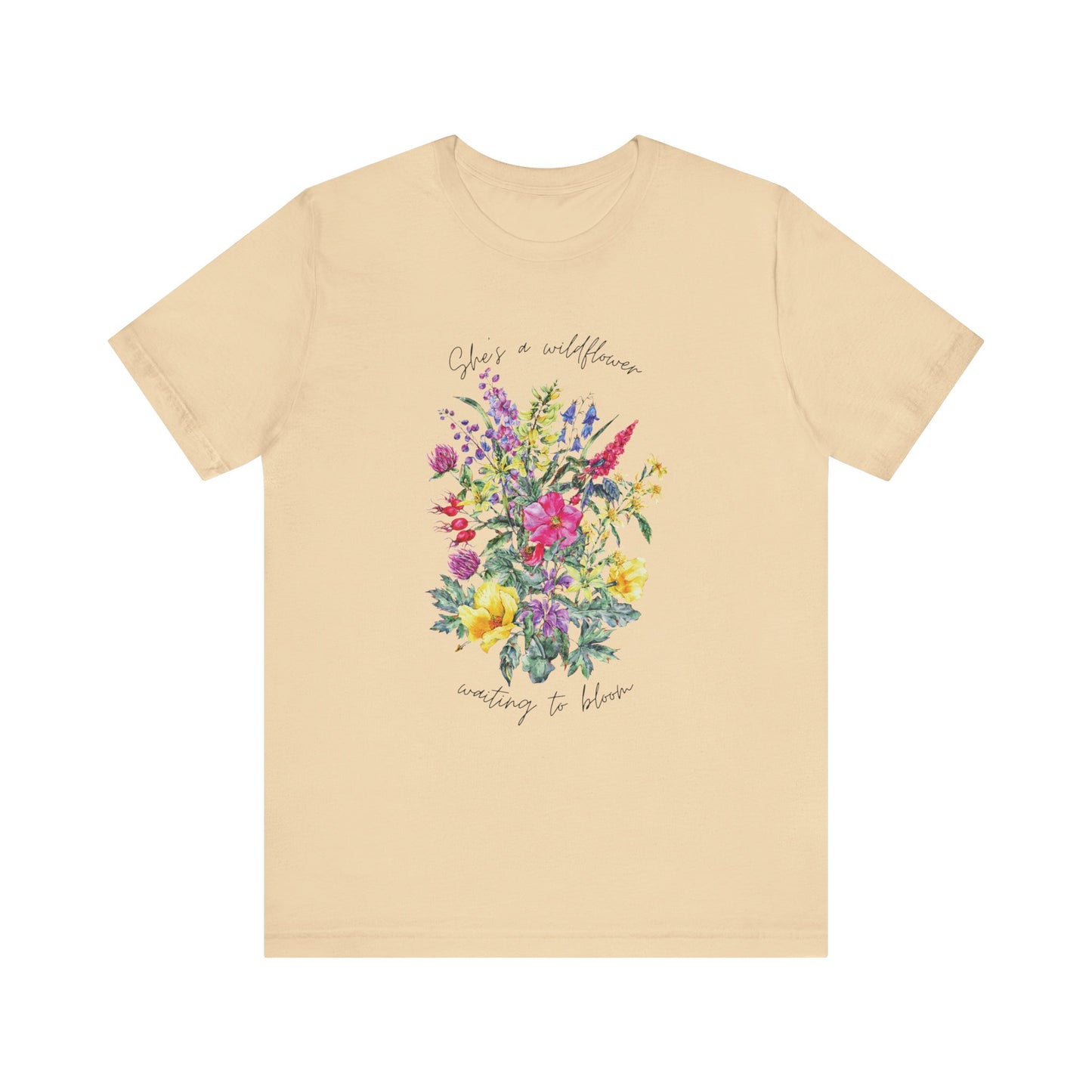 Wildflowers Shirt, Spring flowers shirt, Wildflower Tshirt, Floral Tshirt, Ladies Shirts, Garden Lover Shirt, Nature Lover Shirt