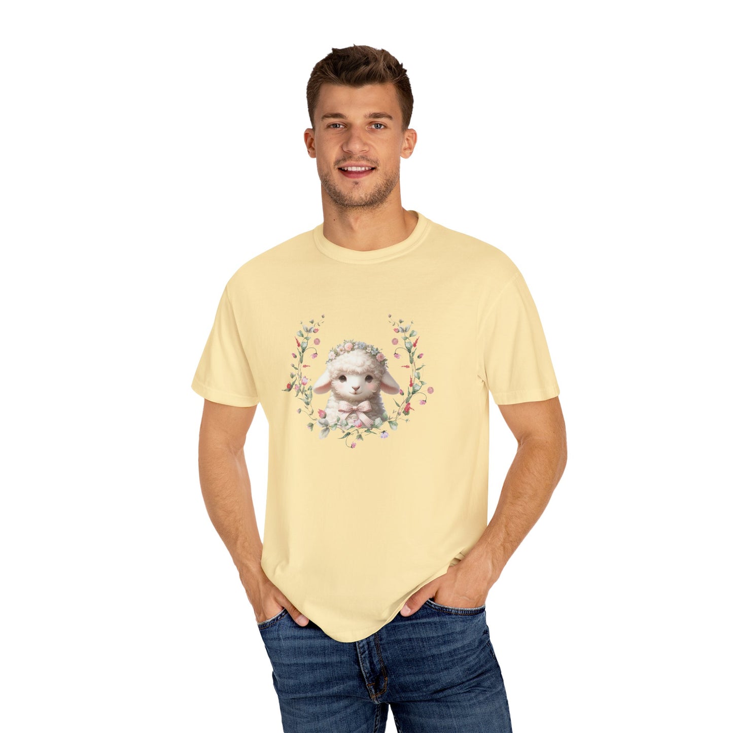 Lambs Charm T-Shirt Coquette T-Shirt Trendy Crewneck Aesthetic T-Shirt Cute T-Shirt Gift For Her Comfort Colors T-Shirt