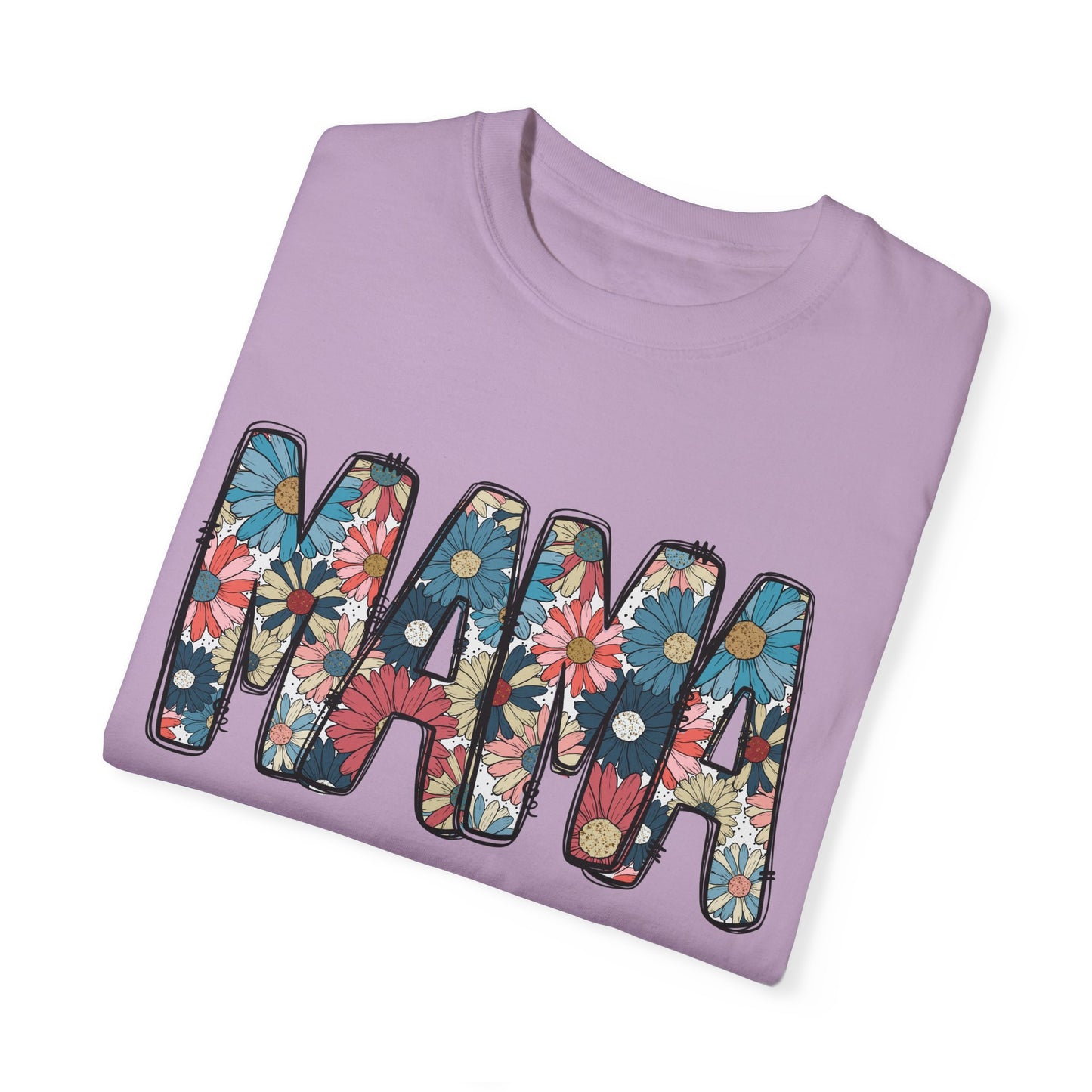 Retro Floral Mama TShirt, Retro Daisy Tee, Mothers day shirt