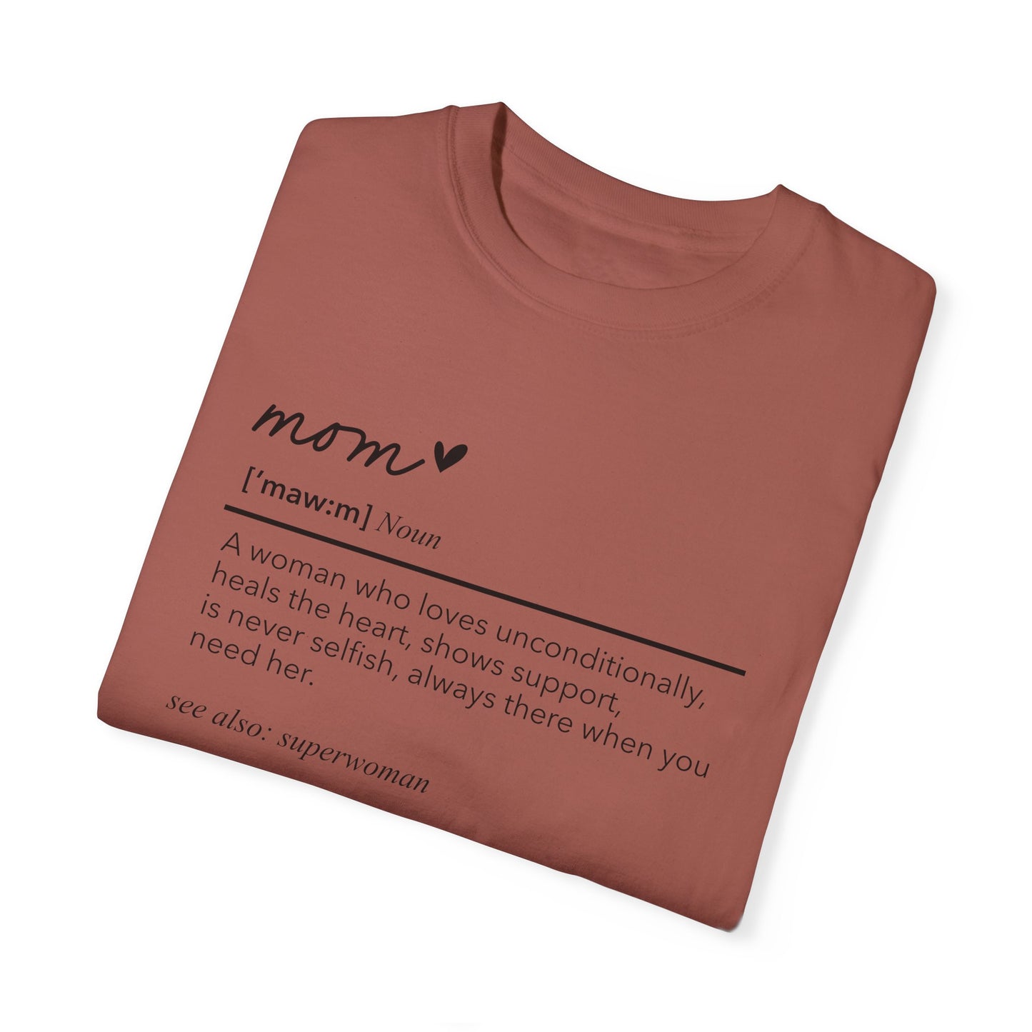 Definition of Mom shirt, summertime shirt, trendy tee, sophisticated tee, Mother's Day shirt