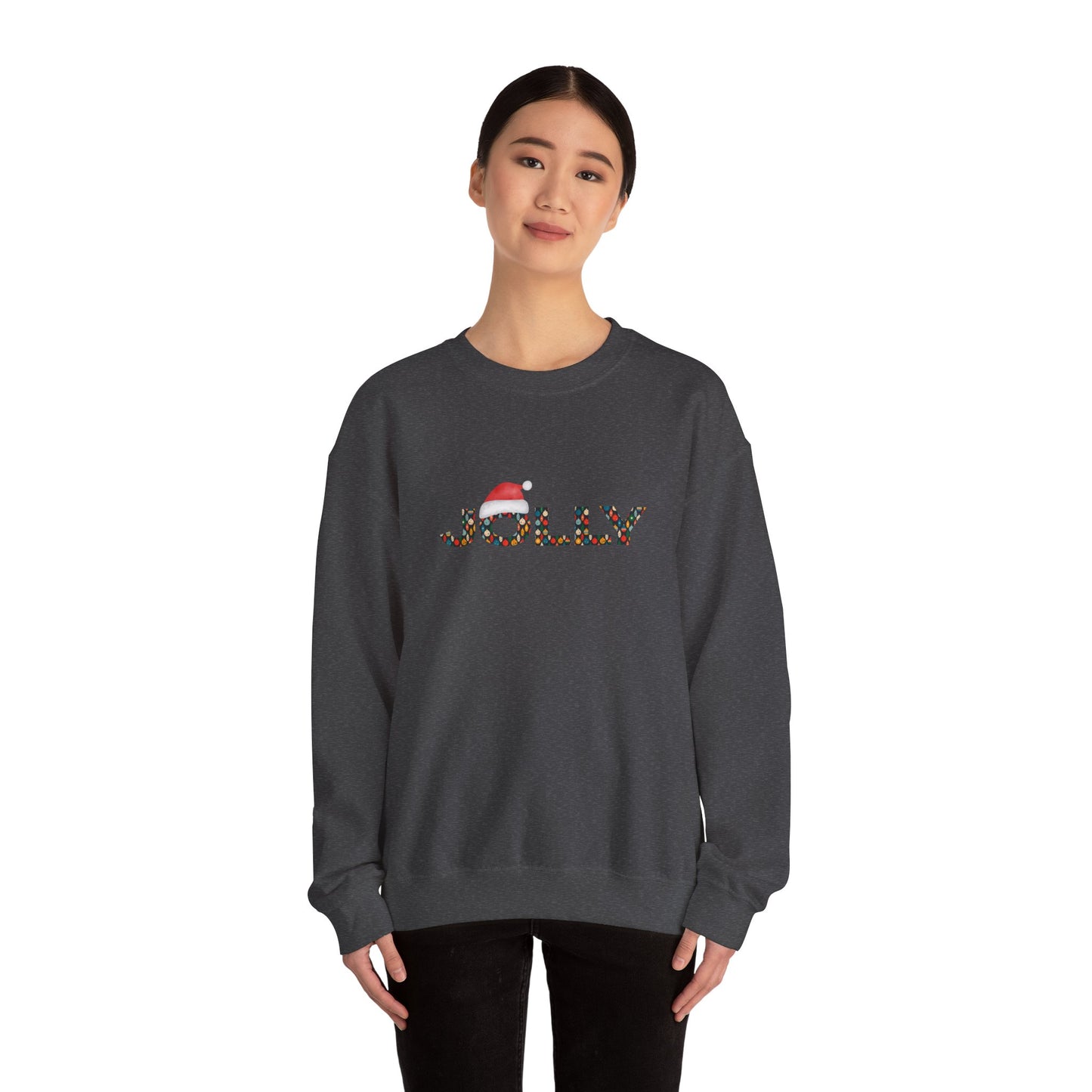 Jolly Christmas Ornaments Unisex Heavy Blend™ Crewneck Sweatshirt