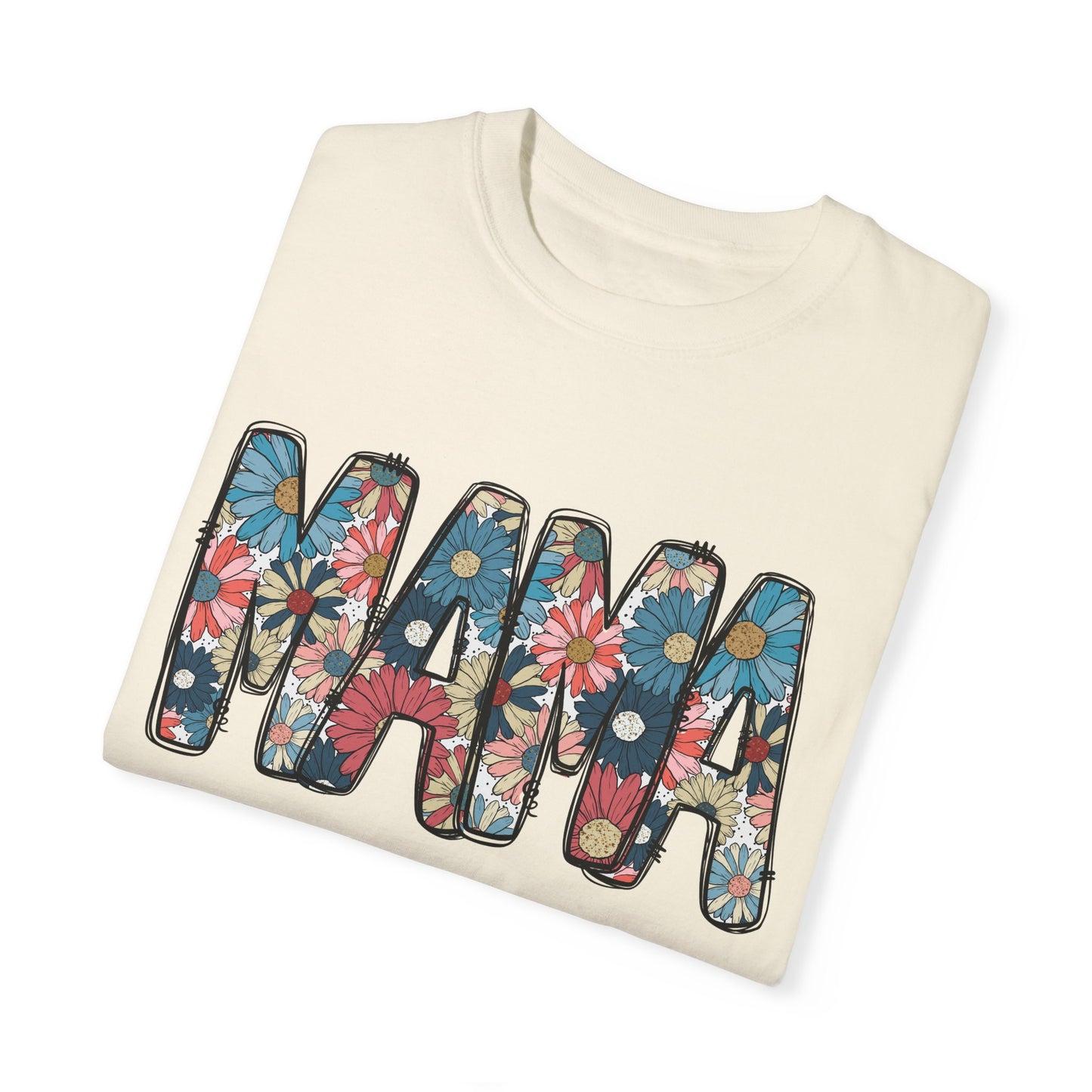 Retro Floral Mama TShirt, Retro Daisy Tee, Mothers day shirt