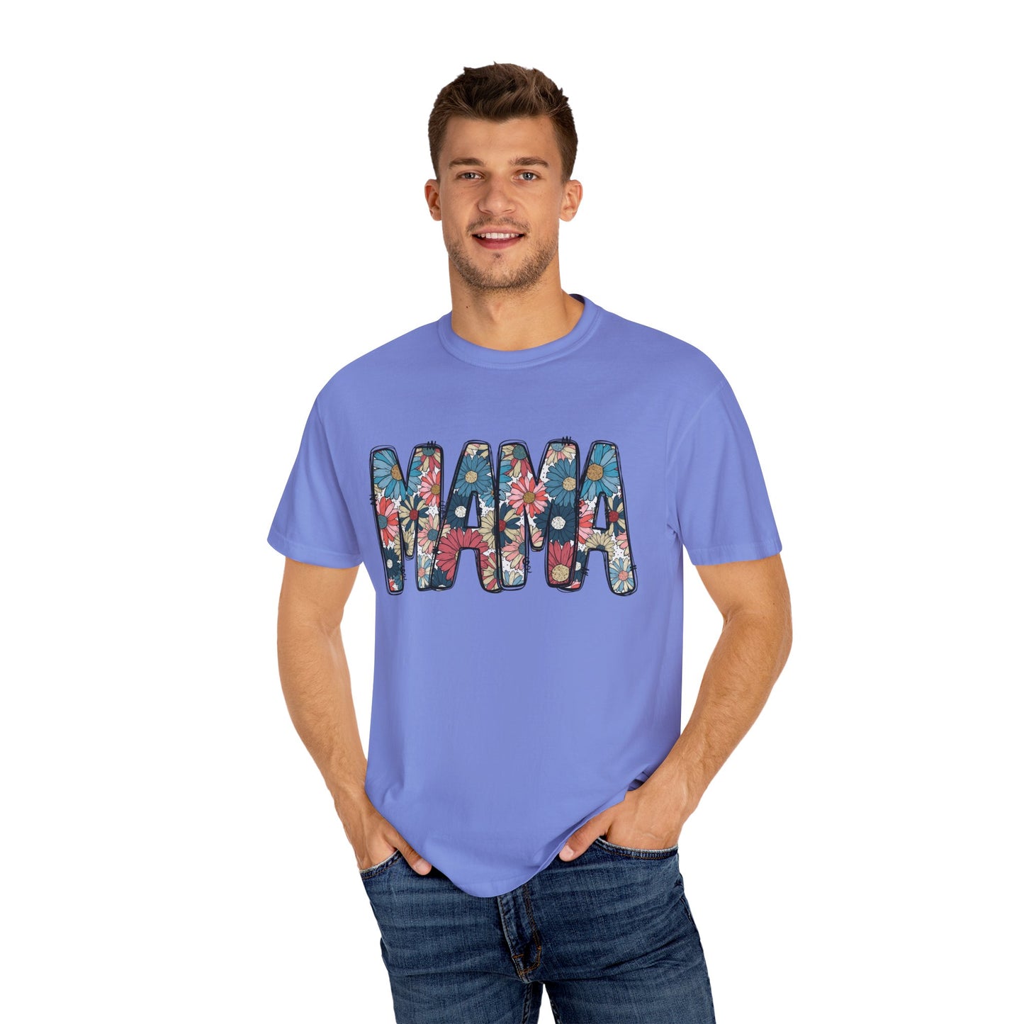 Retro Floral Mama TShirt, Retro Daisy Tee, Mothers day shirt