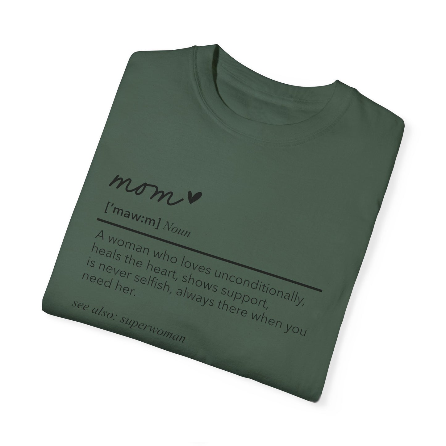 Definition of Mom shirt, summertime shirt, trendy tee, sophisticated tee, Mother's Day shirt