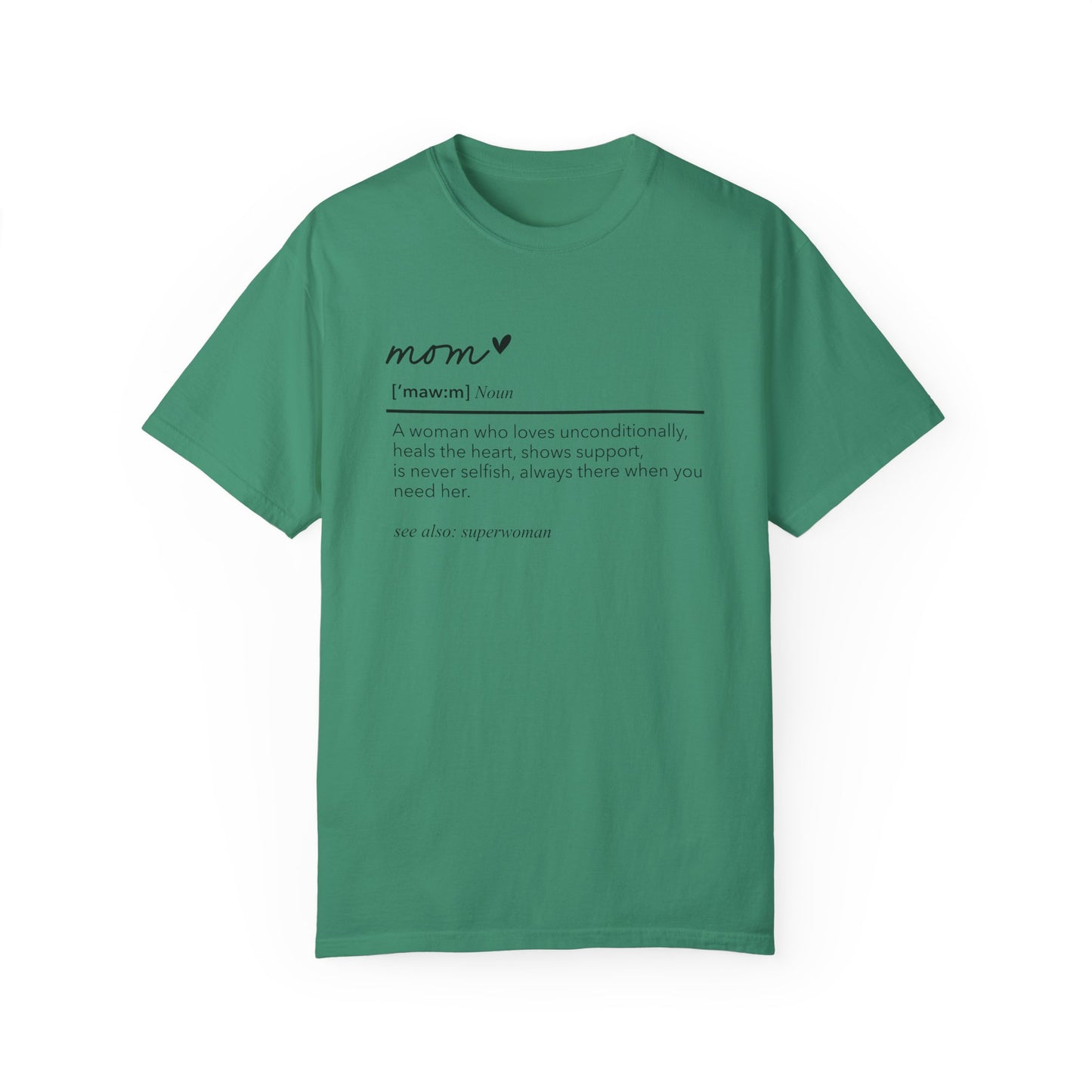 Definition of Mom shirt, summertime shirt, trendy tee, sophisticated tee, Mother's Day shirt