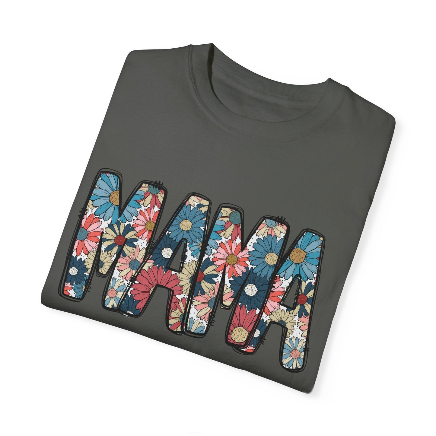 Retro Floral Mama TShirt, Retro Daisy Tee, Mothers day shirt