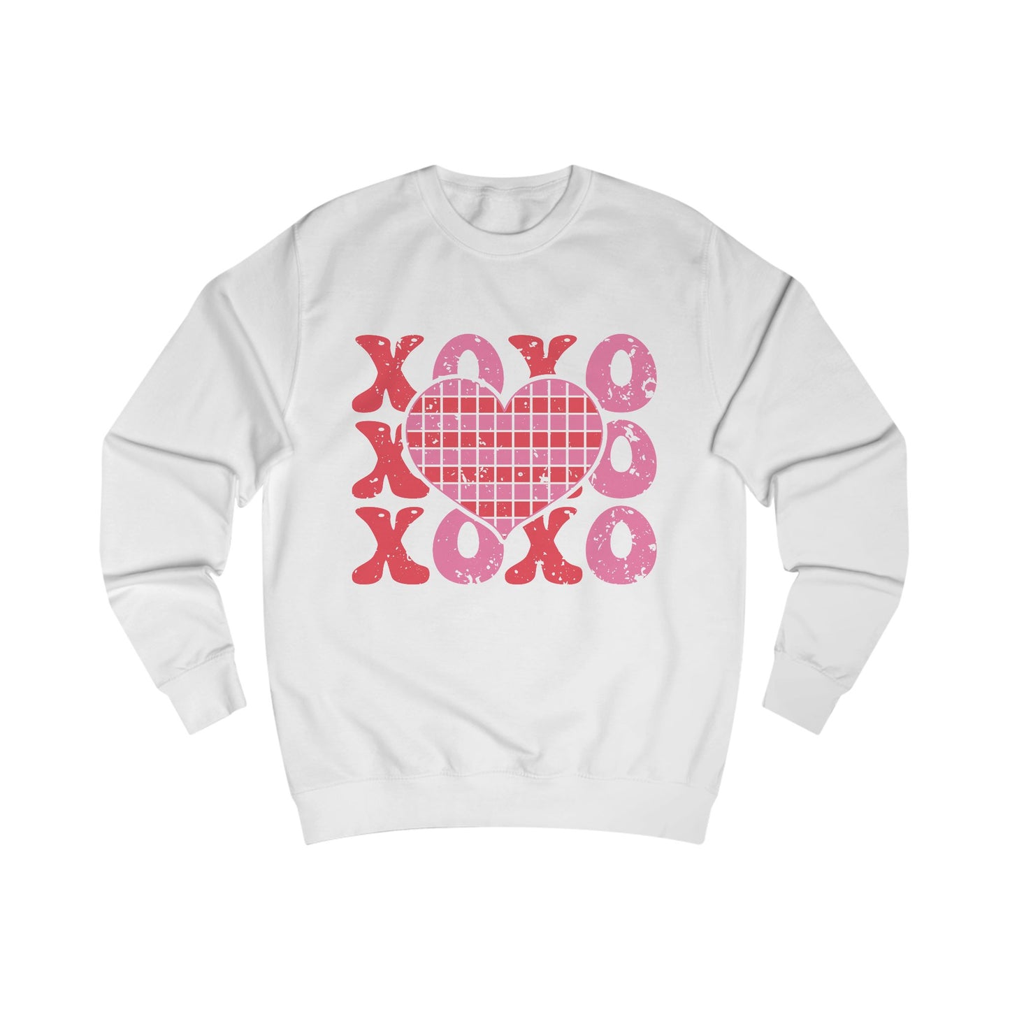 Retro Hugs and Kisses Unisex Sweatshirt