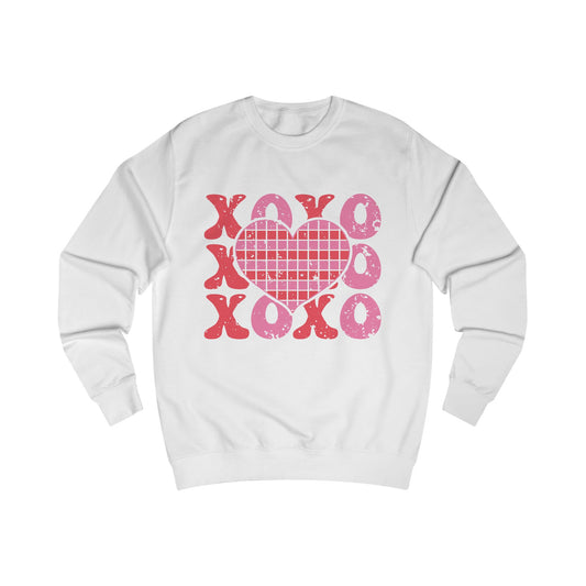 Retro Hugs and Kisses Unisex Sweatshirt