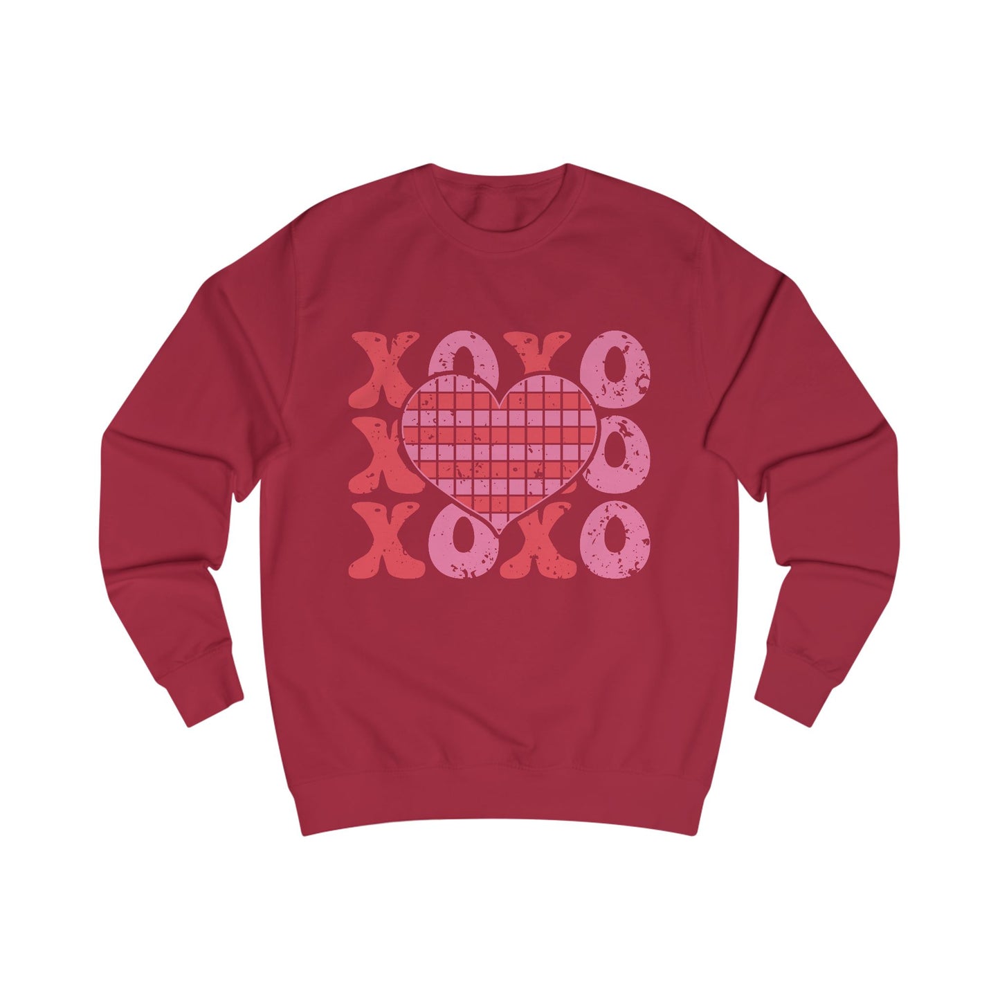 Retro Hugs and Kisses Unisex Sweatshirt