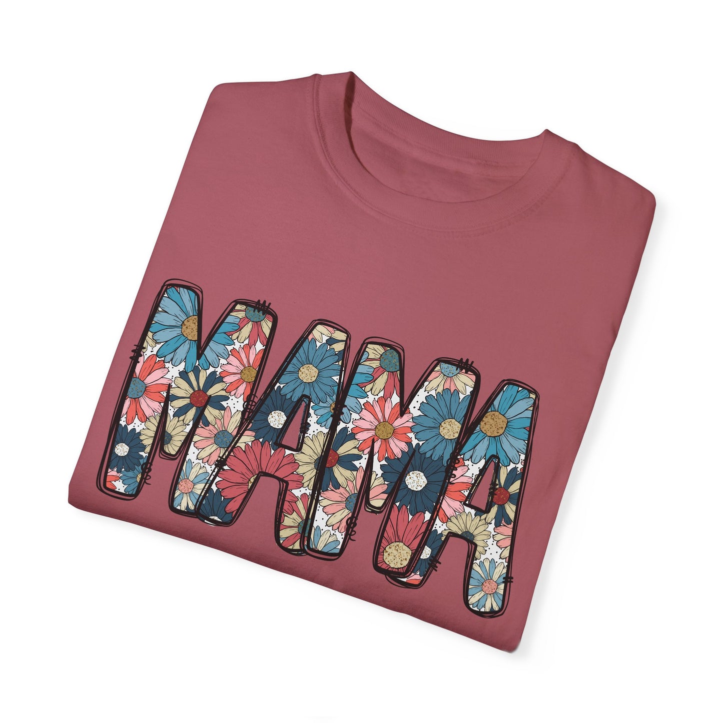 Retro Floral Mama TShirt, Retro Daisy Tee, Mothers day shirt