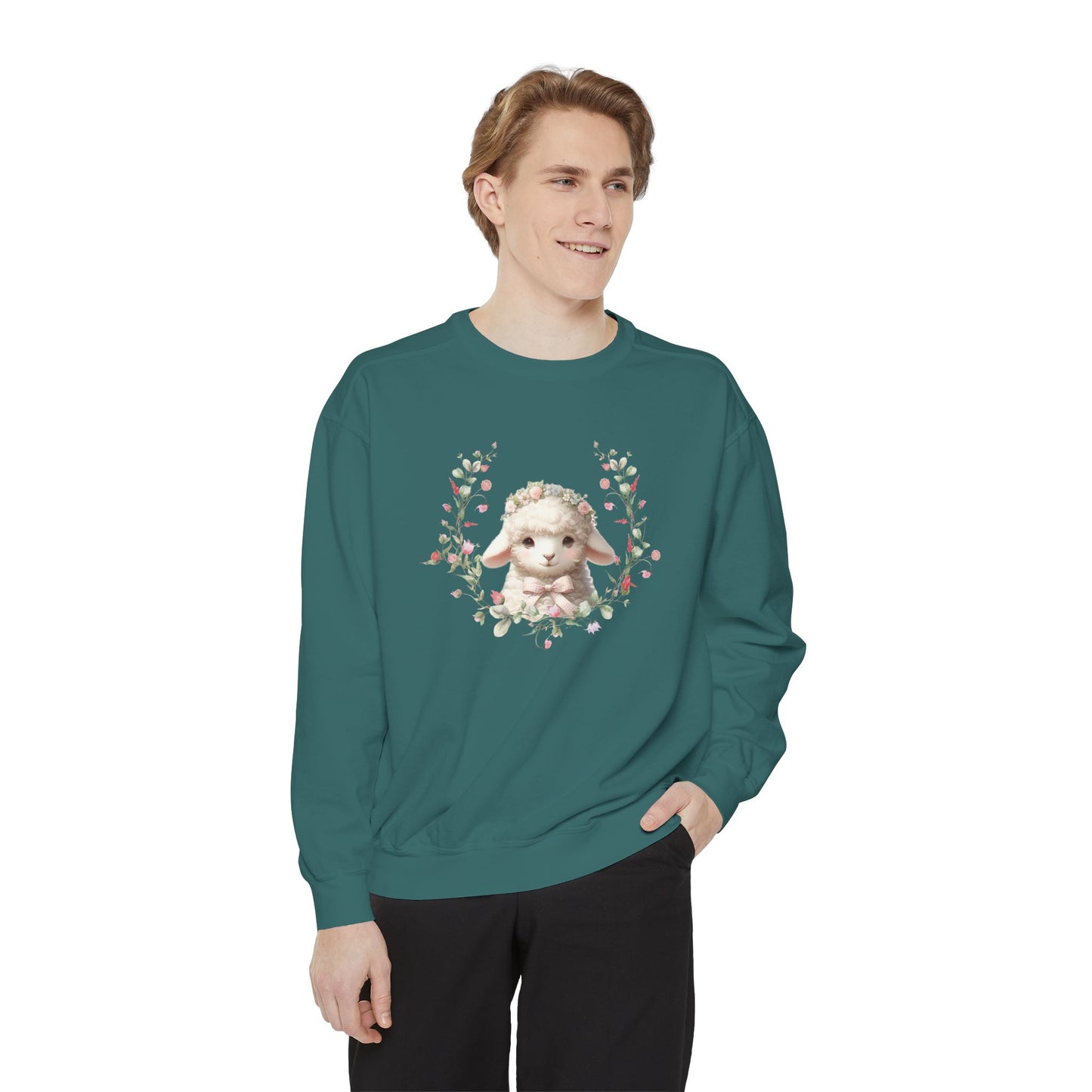 Lambs Charm Sweatshirt Coquette Sweatshirt Trendy Crewneck Aesthetic Sweatshirt Cute Sweatshirt Gift For Her Comfort Colors Sweatshirt