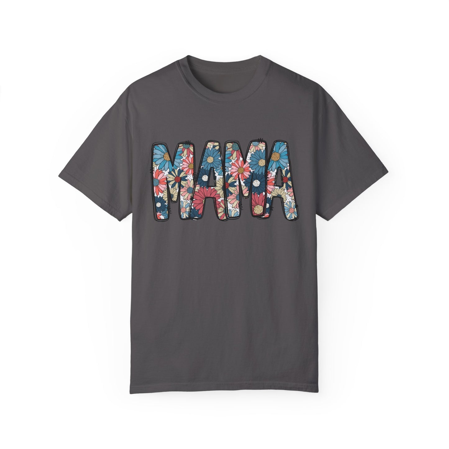 Retro Floral Mama TShirt, Retro Daisy Tee, Mothers day shirt