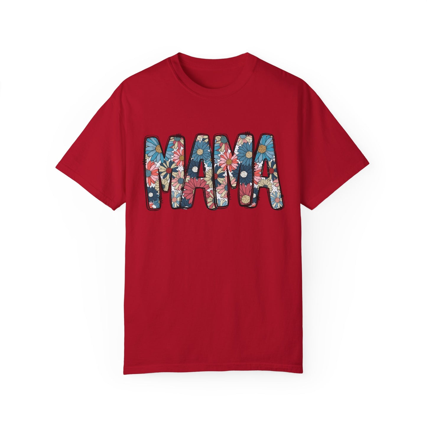 Retro Floral Mama TShirt, Retro Daisy Tee, Mothers day shirt