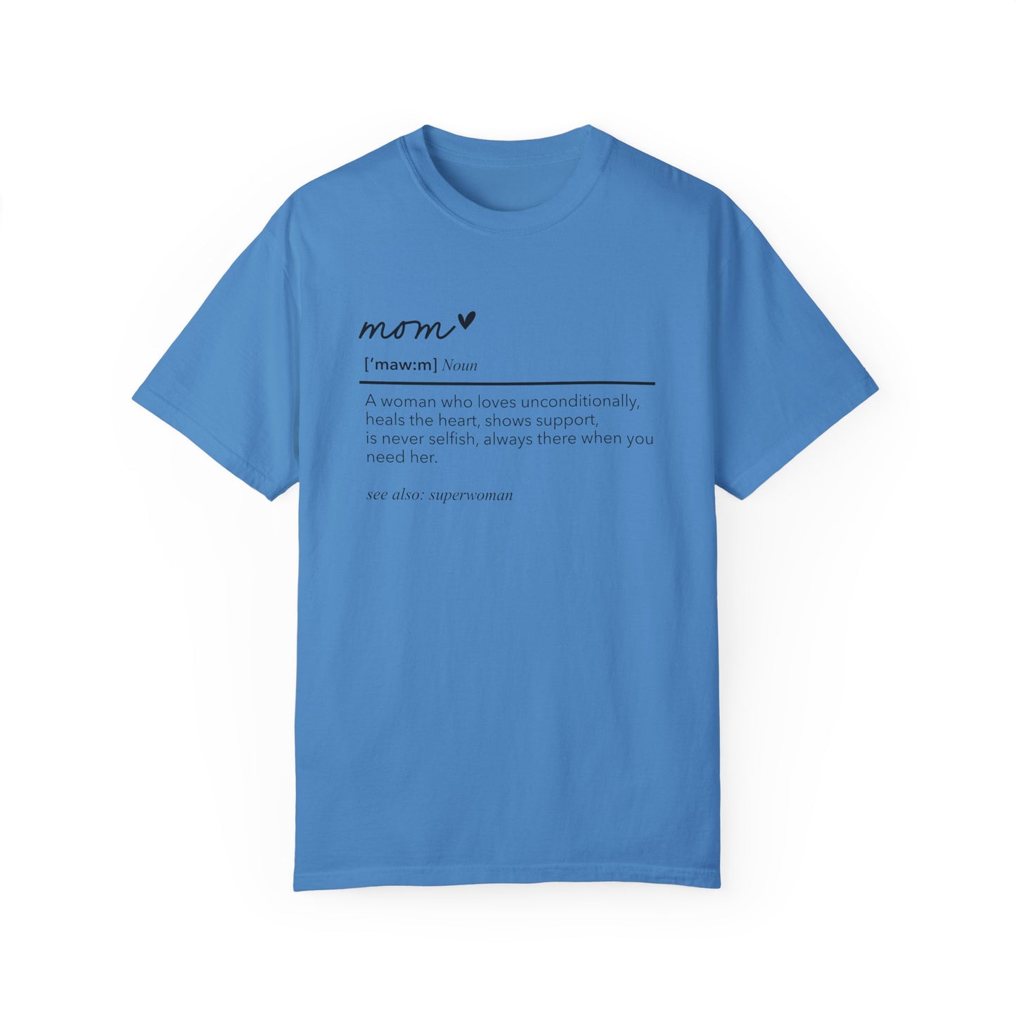 Definition of Mom shirt, summertime shirt, trendy tee, sophisticated tee, Mother's Day shirt