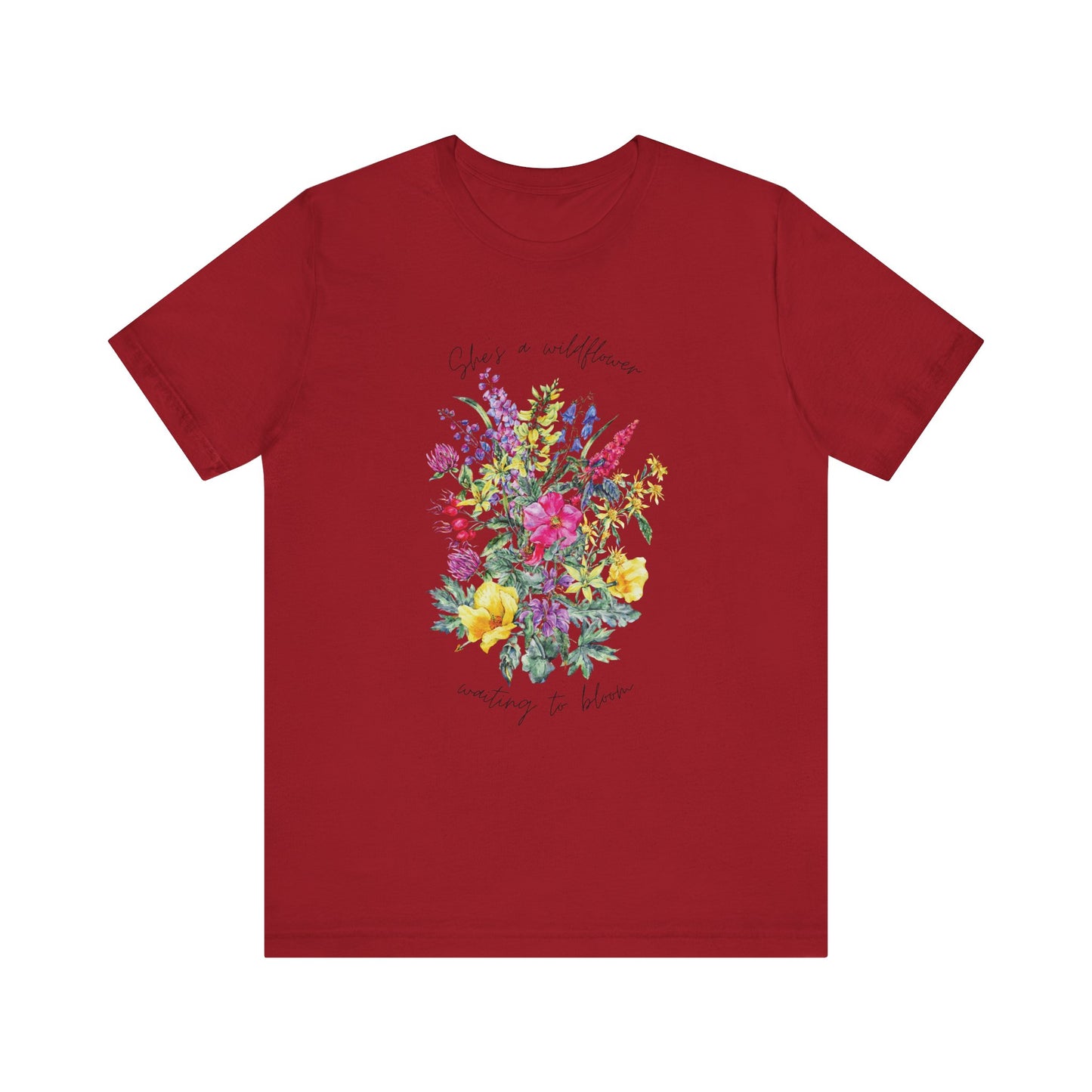 Wildflowers Shirt, Spring flowers shirt, Wildflower Tshirt, Floral Tshirt, Ladies Shirts, Garden Lover Shirt, Nature Lover Shirt
