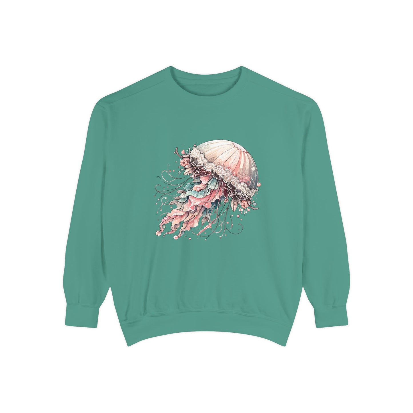 Jellyfish Dreams Sweatshirt Coquette Sweatshirt Trendy Crewneck Aesthetic Sweatshirt Cute Sweatshirt Gift For Her Comfort Colors Sweatshirt