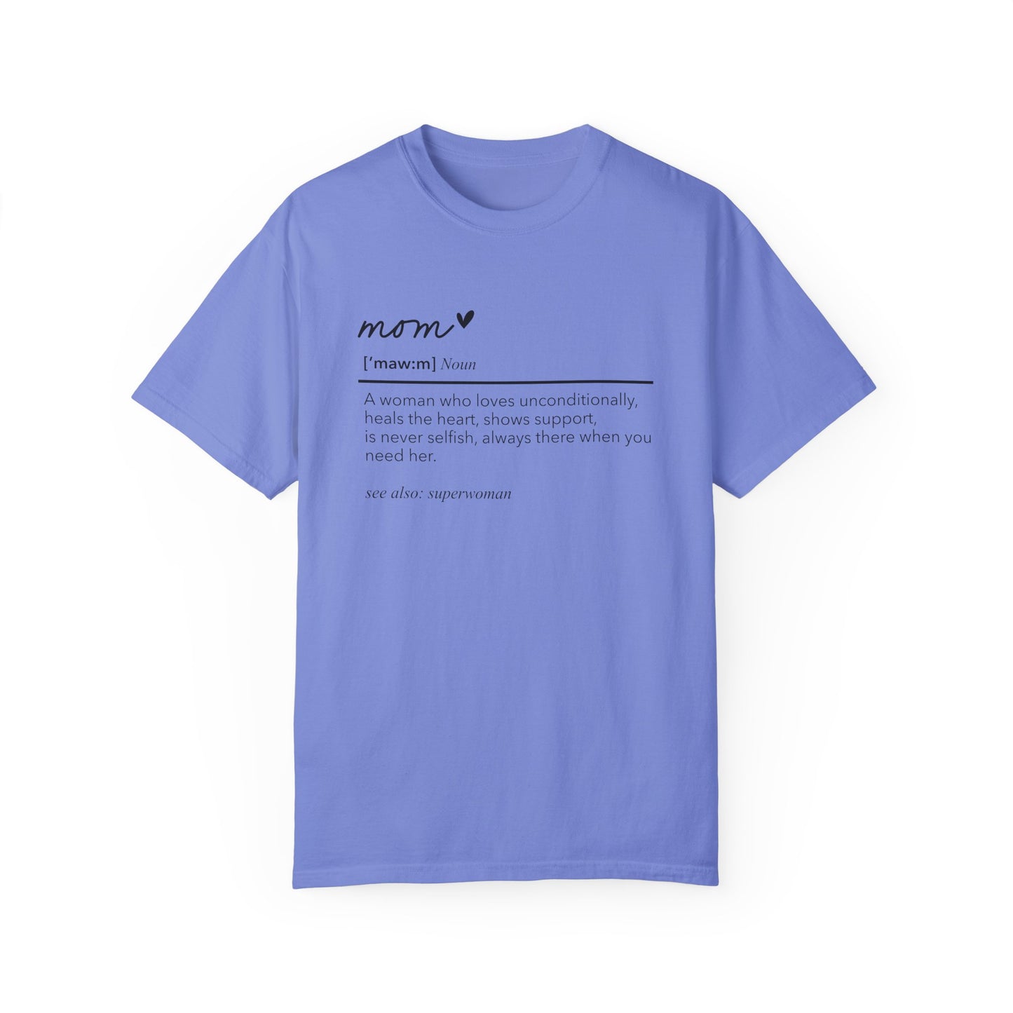 Definition of Mom shirt, summertime shirt, trendy tee, sophisticated tee, Mother's Day shirt