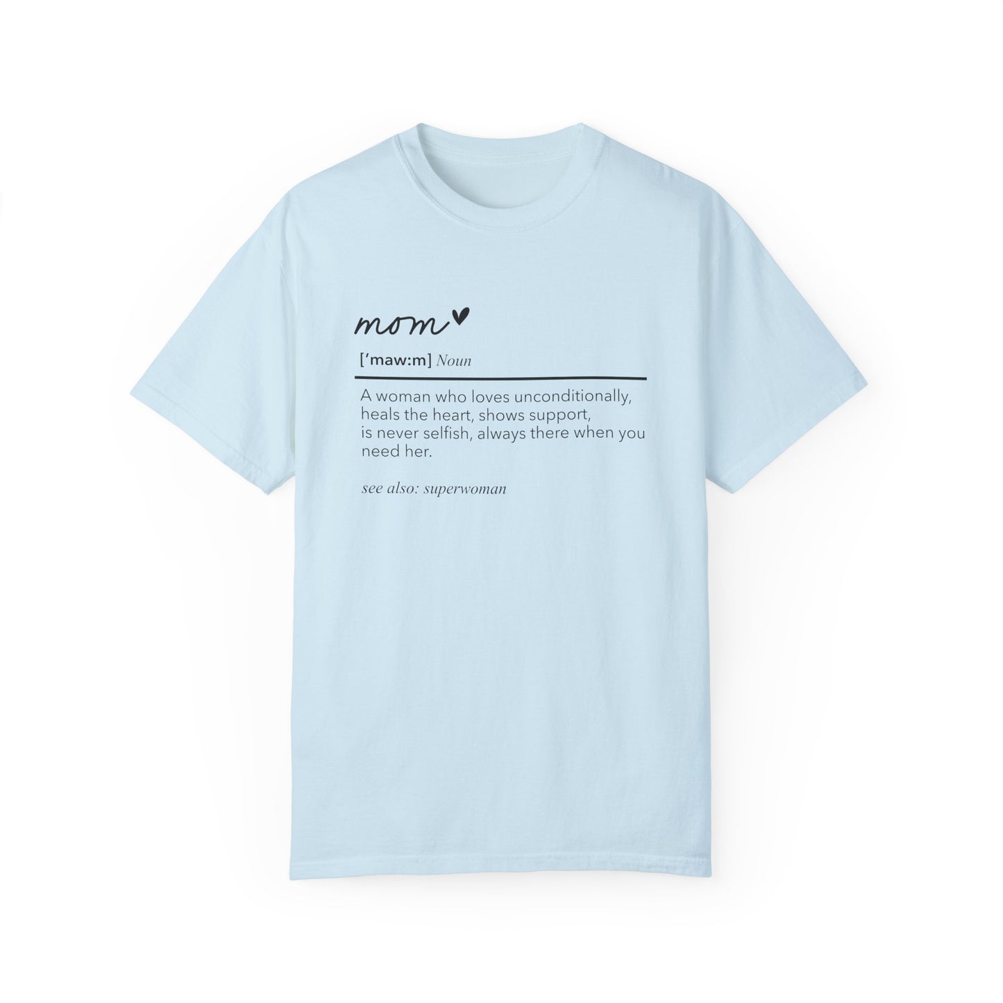 Definition of Mom shirt, summertime shirt, trendy tee, sophisticated tee, Mother's Day shirt