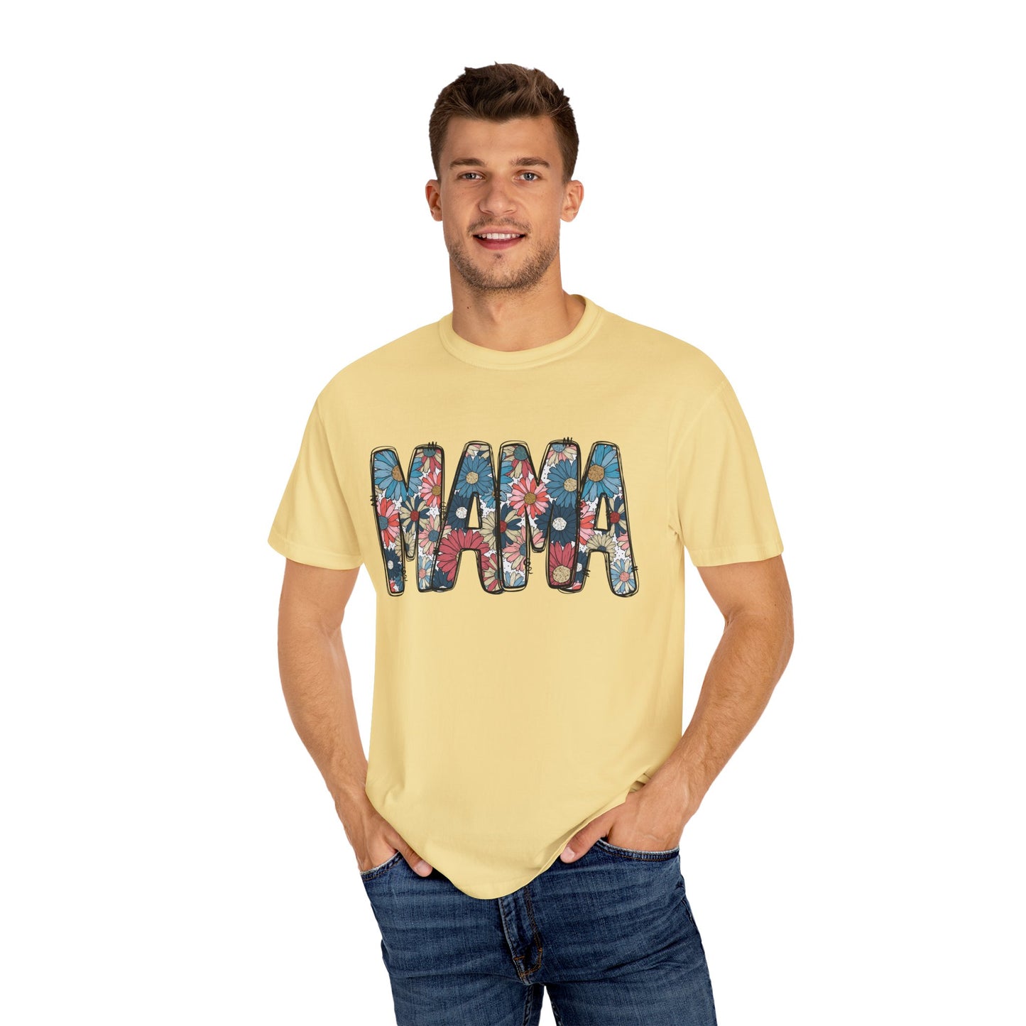 Retro Floral Mama TShirt, Retro Daisy Tee, Mothers day shirt