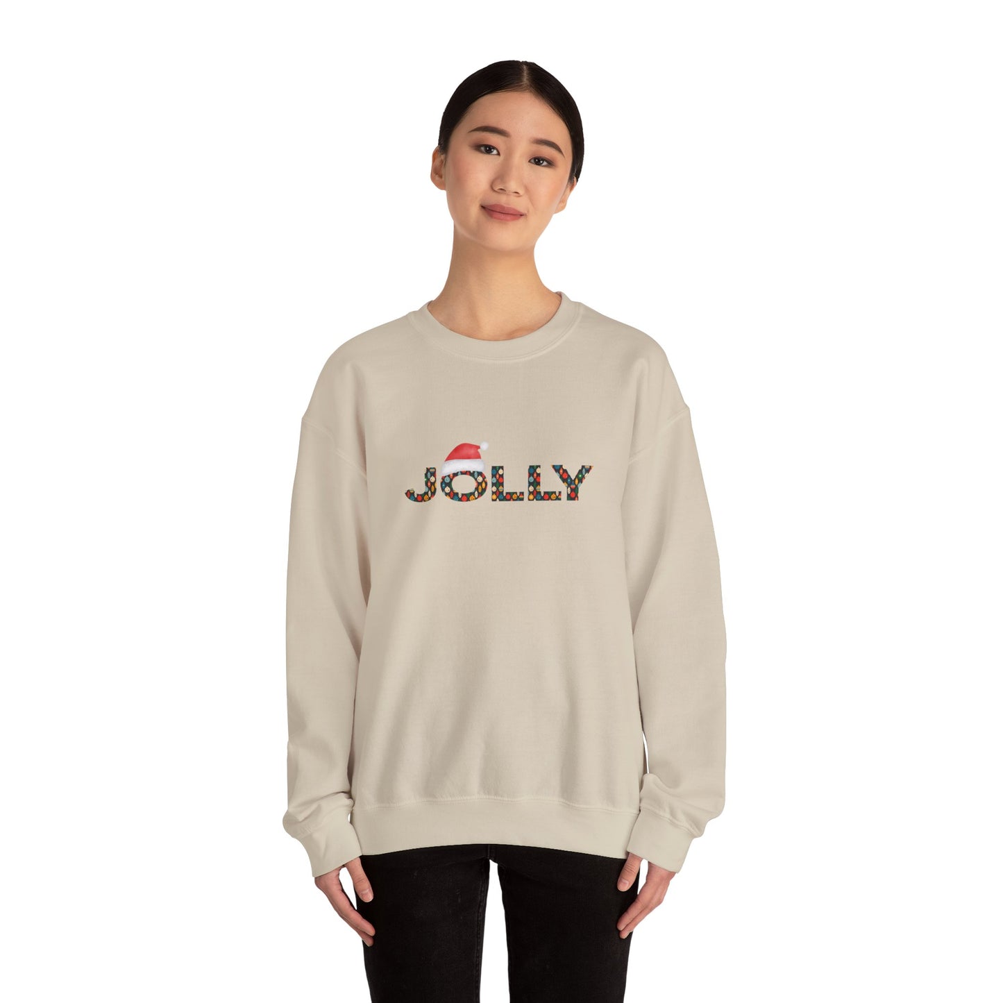 Jolly Christmas Ornaments Unisex Heavy Blend™ Crewneck Sweatshirt