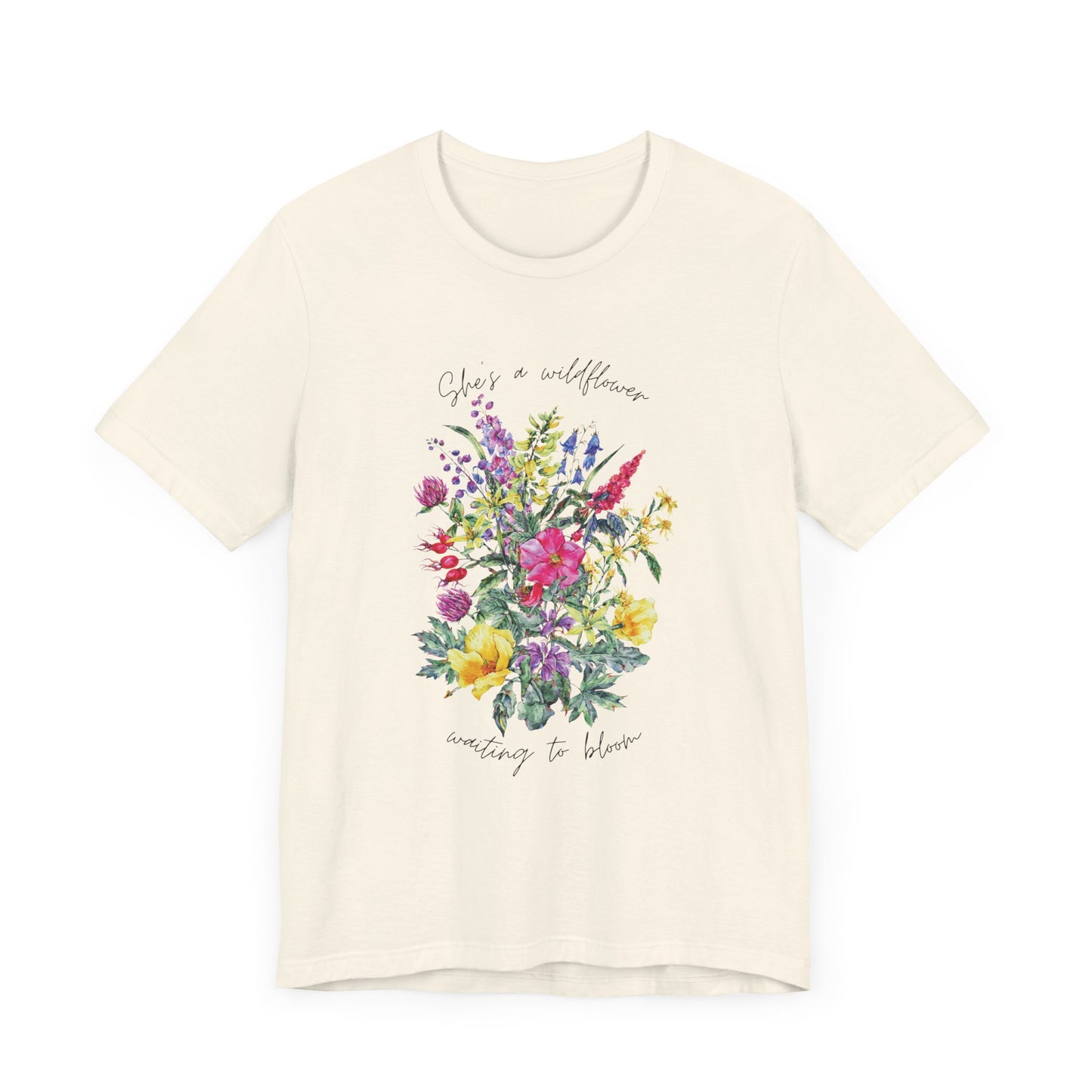 Wildflowers Shirt, Spring flowers shirt, Wildflower Tshirt, Floral Tshirt, Ladies Shirts, Garden Lover Shirt, Nature Lover Shirt