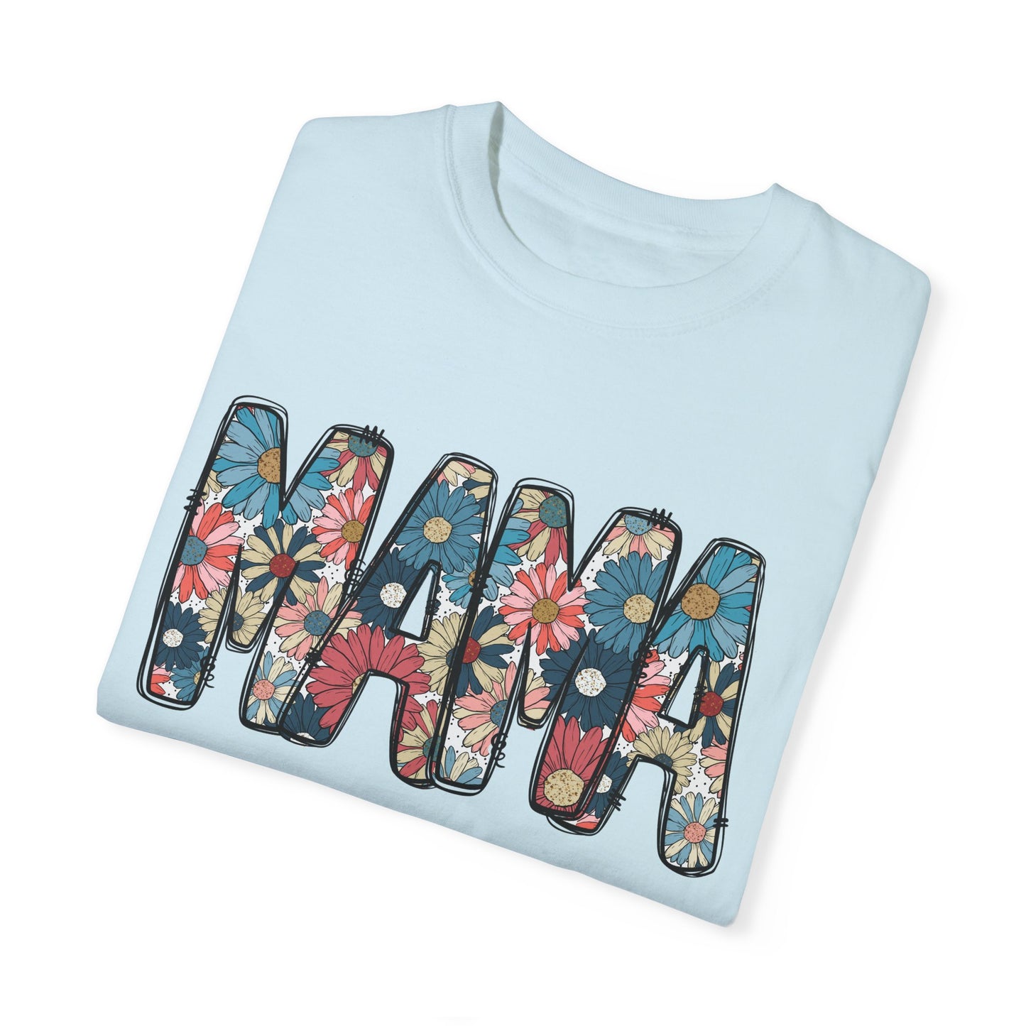 Retro Floral Mama TShirt, Retro Daisy Tee, Mothers day shirt