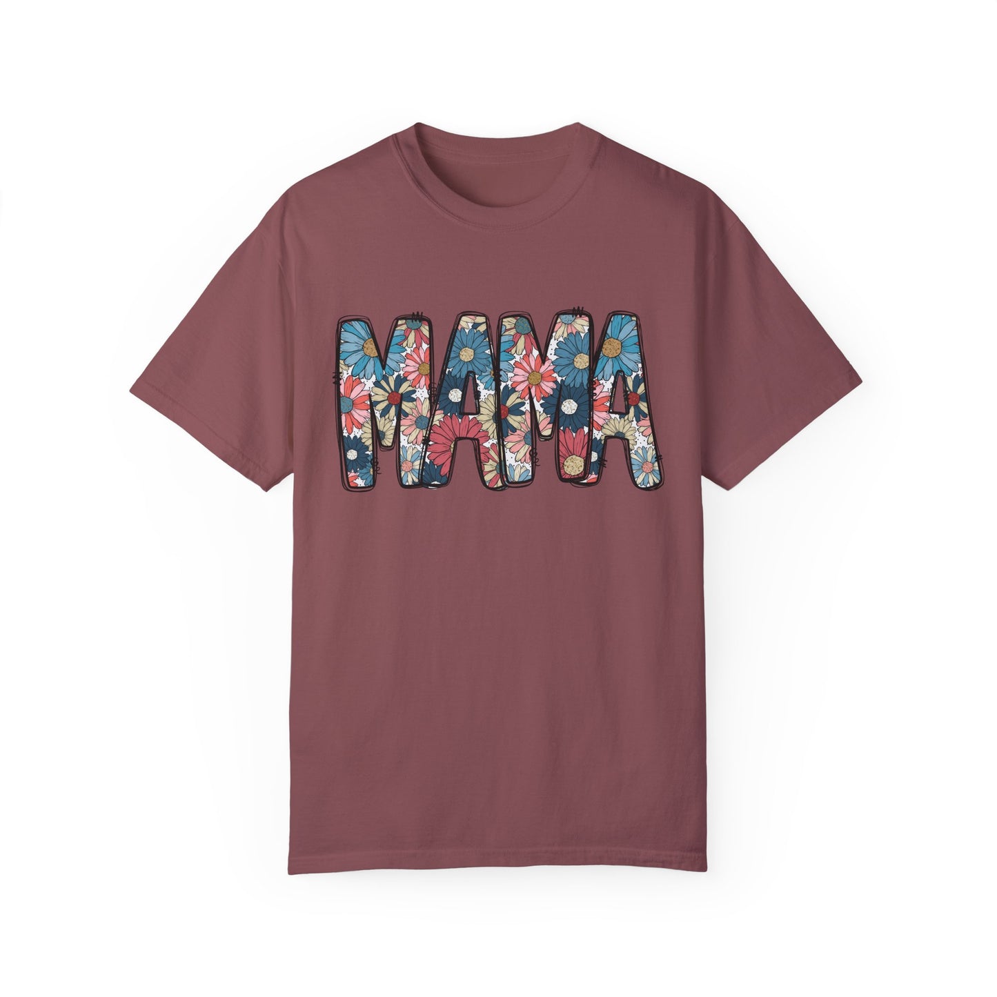 Retro Floral Mama TShirt, Retro Daisy Tee, Mothers day shirt
