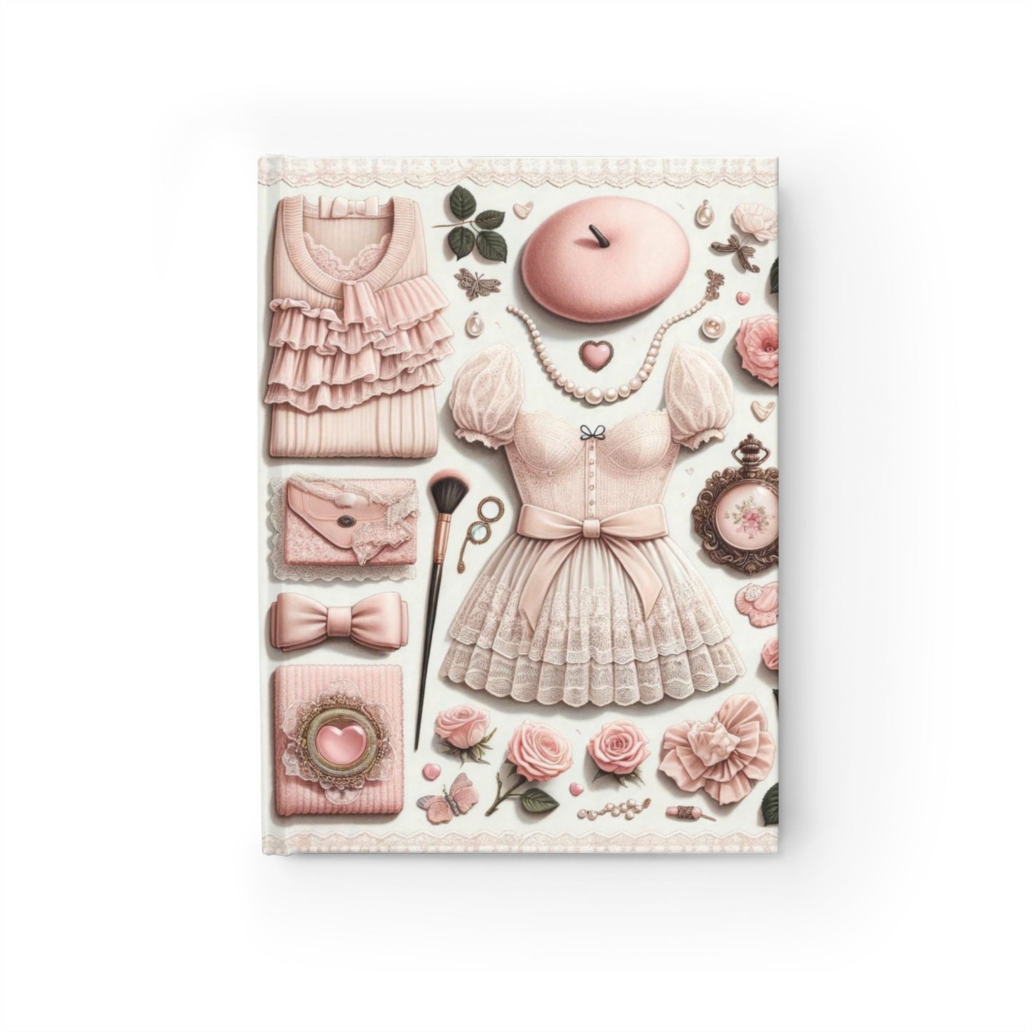 Coquette Aesthetic Journal, Hardcover Diary, Teen Gift, Gift for her