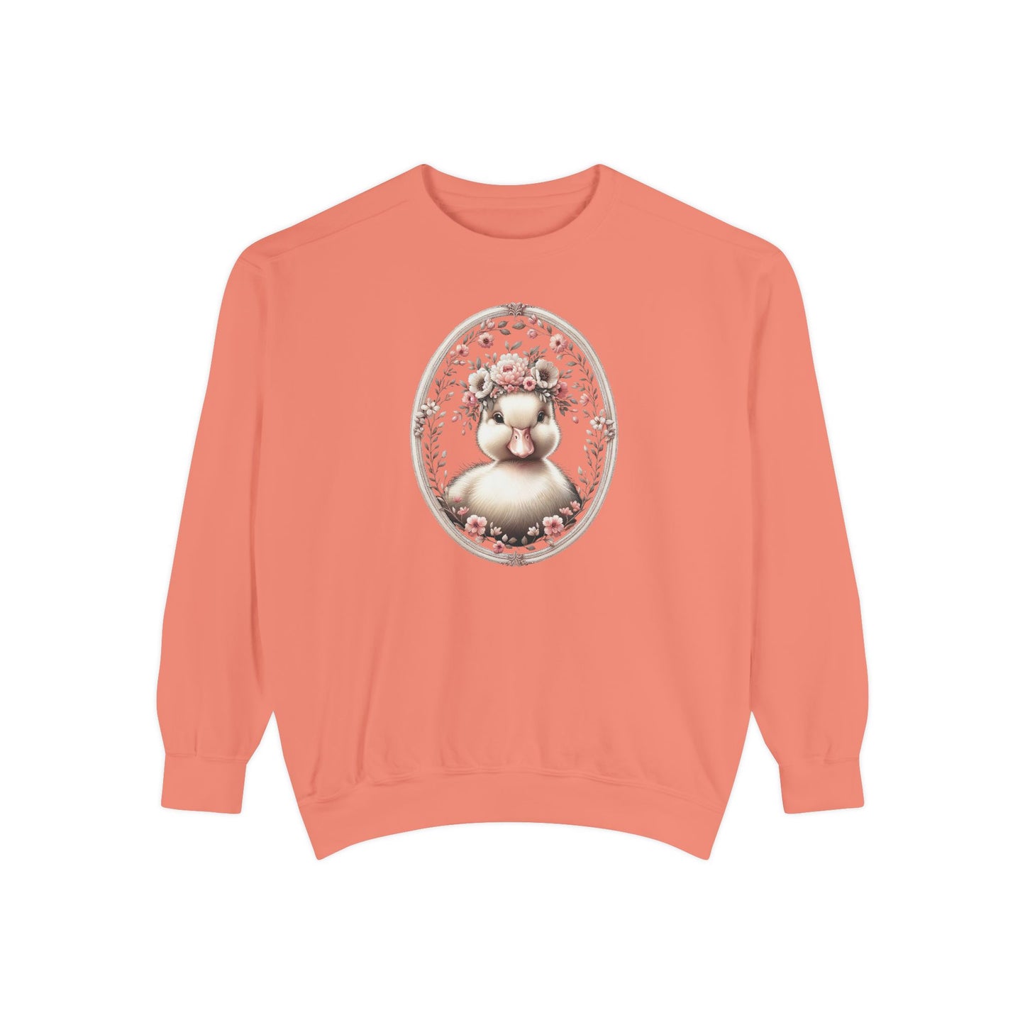 Baby Duckling Sweatshirt Coquette Sweatshirt Trendy Crewneck Aesthetic Sweatshirt Cute Sweatshirt Gift For Her Comfort Colors Sweatshirt