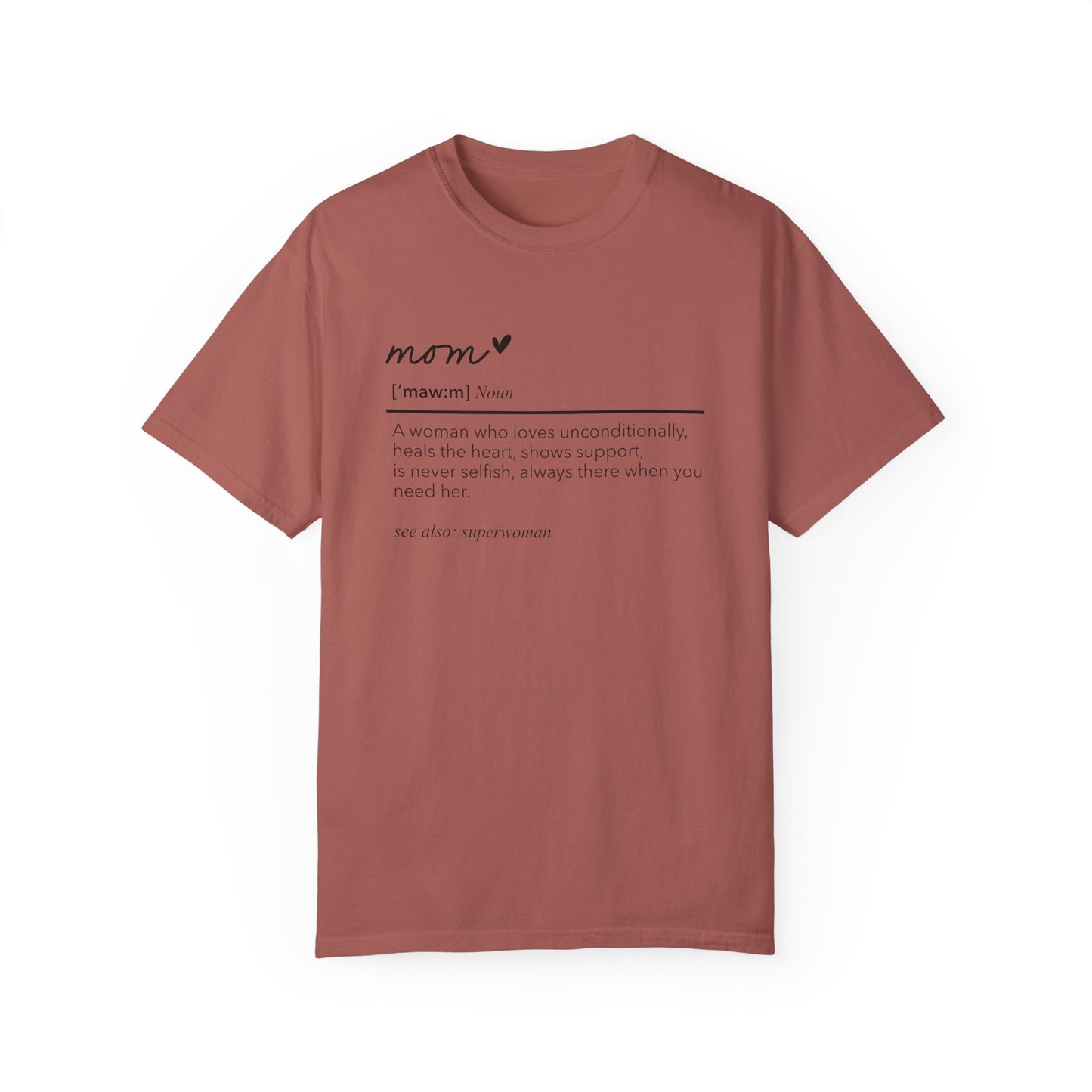 Definition of Mom shirt, summertime shirt, trendy tee, sophisticated tee, Mother's Day shirt
