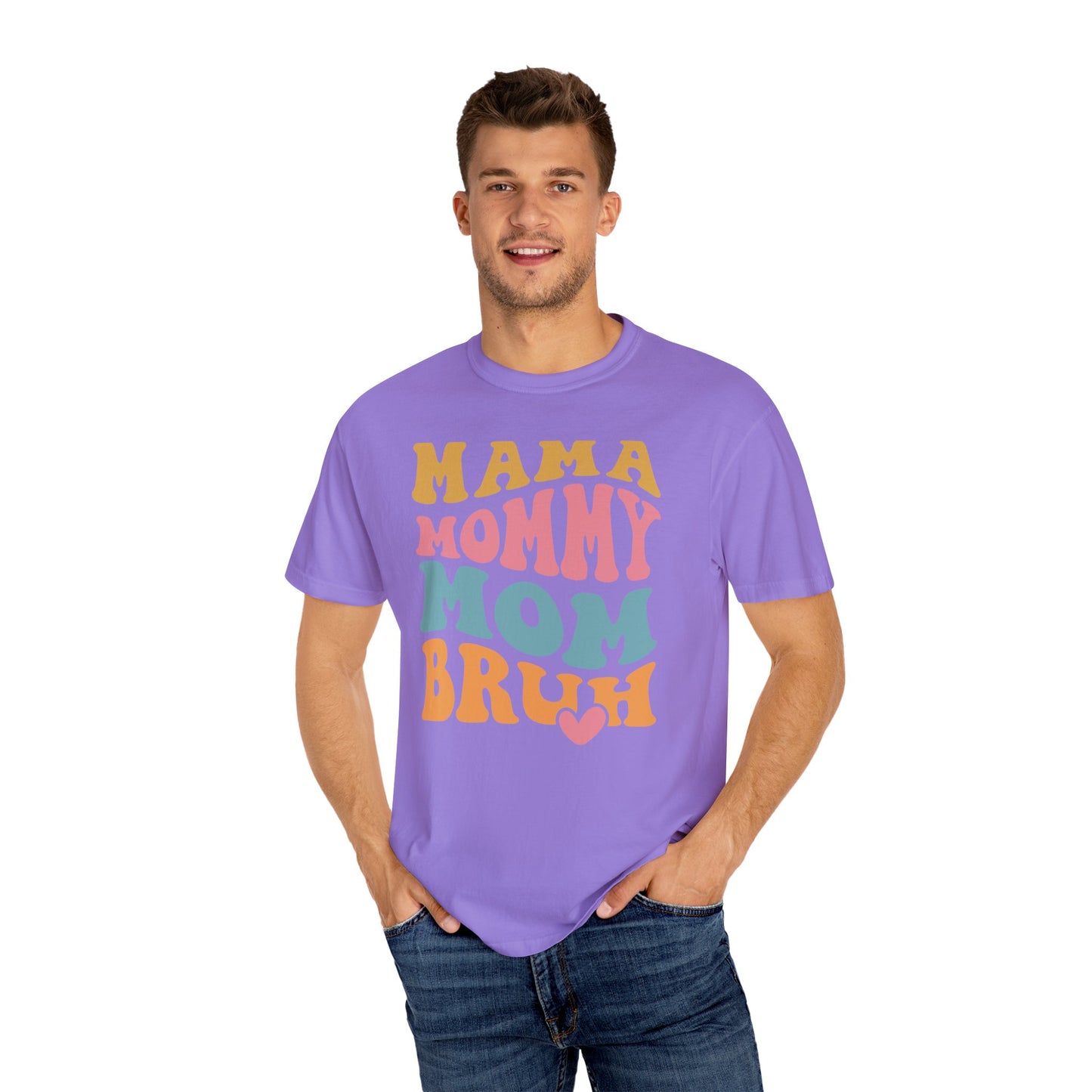 Mama Mommy Mom Bruh TShirt, Retro Font Tee, Mothers day shirt
