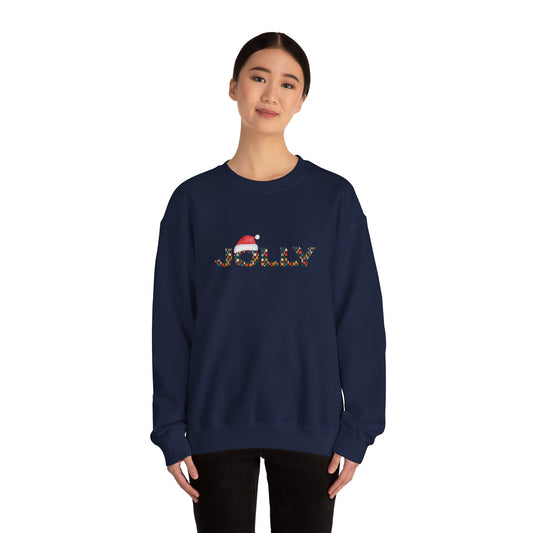 Jolly Christmas Ornaments Unisex Heavy Blend™ Crewneck Sweatshirt