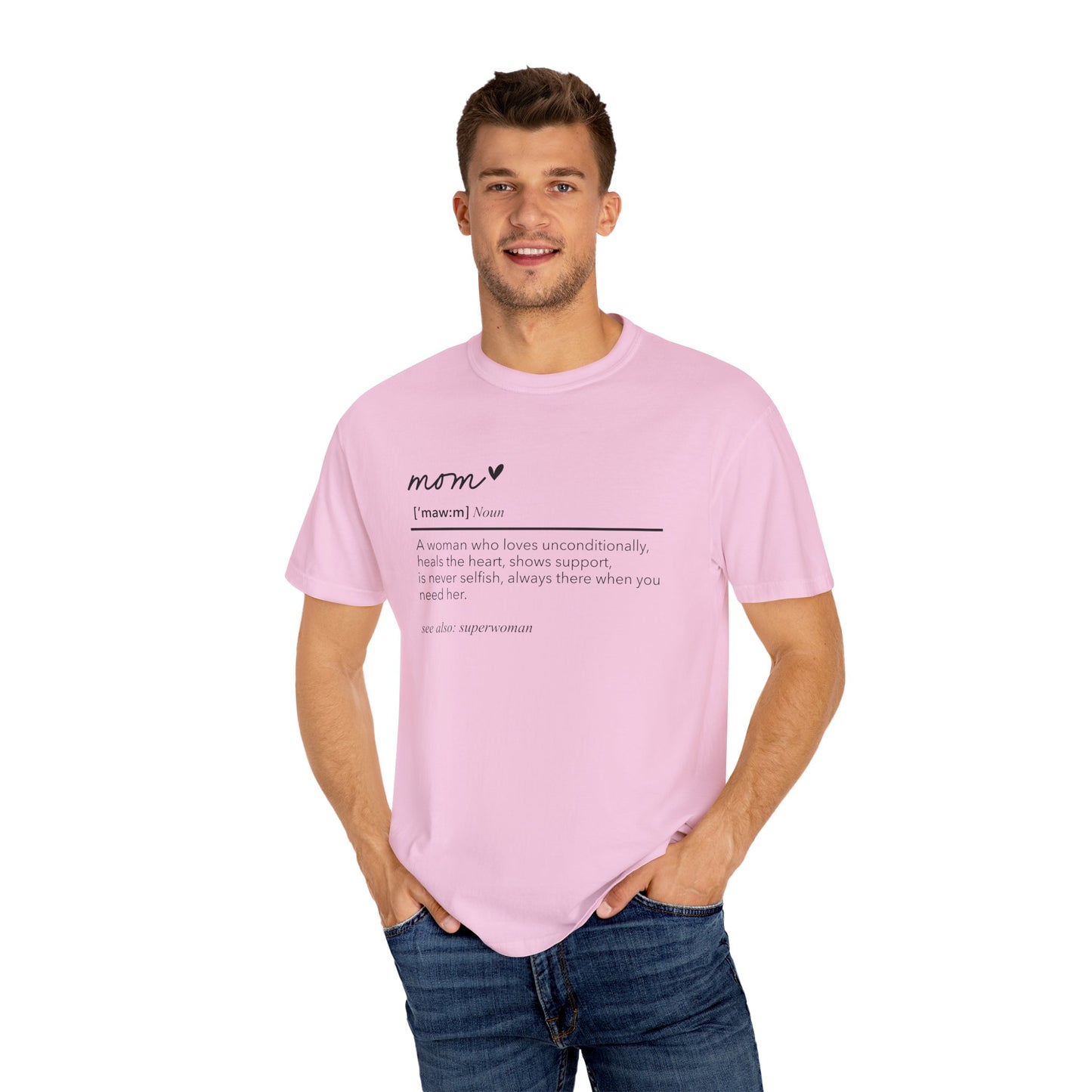 Definition of Mom shirt, summertime shirt, trendy tee, sophisticated tee, Mother's Day shirt