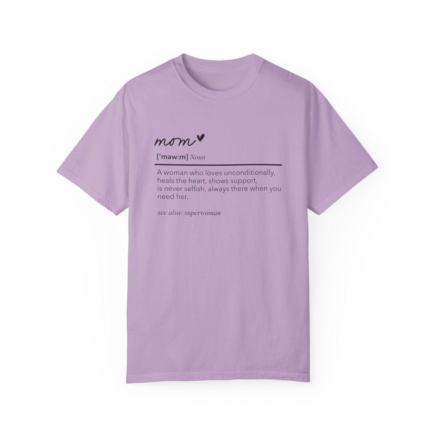 Definition of Mom shirt, summertime shirt, trendy tee, sophisticated tee, Mother's Day shirt