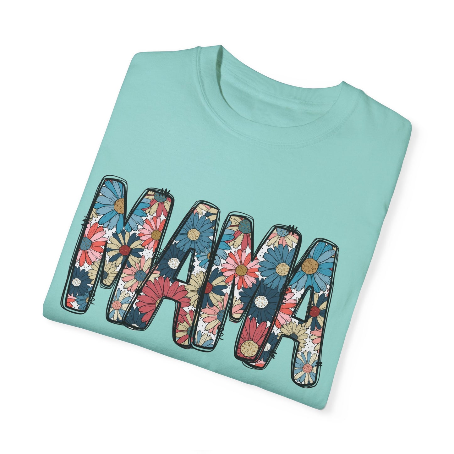 Retro Floral Mama TShirt, Retro Daisy Tee, Mothers day shirt