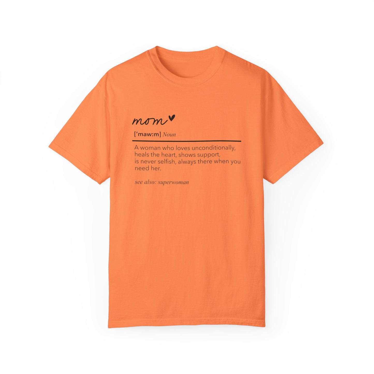Definition of Mom shirt, summertime shirt, trendy tee, sophisticated tee, Mother's Day shirt