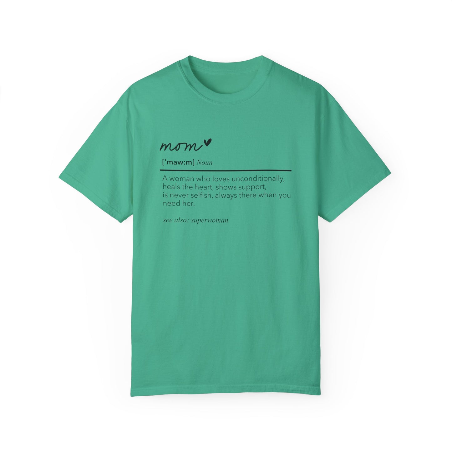 Definition of Mom shirt, summertime shirt, trendy tee, sophisticated tee, Mother's Day shirt