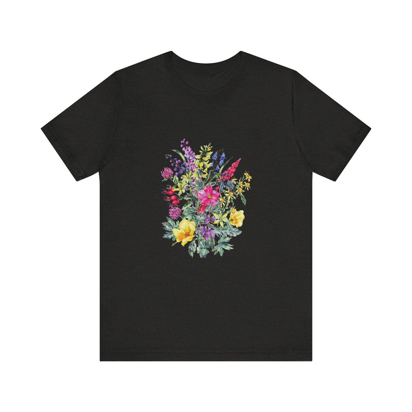 Wildflowers Shirt, Spring flowers shirt, Wildflower Tshirt, Floral Tshirt, Ladies Shirts, Garden Lover Shirt, Nature Lover Shirt