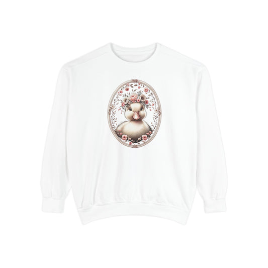 Baby Duckling Sweatshirt Coquette Sweatshirt Trendy Crewneck Aesthetic Sweatshirt Cute Sweatshirt Gift For Her Comfort Colors Sweatshirt